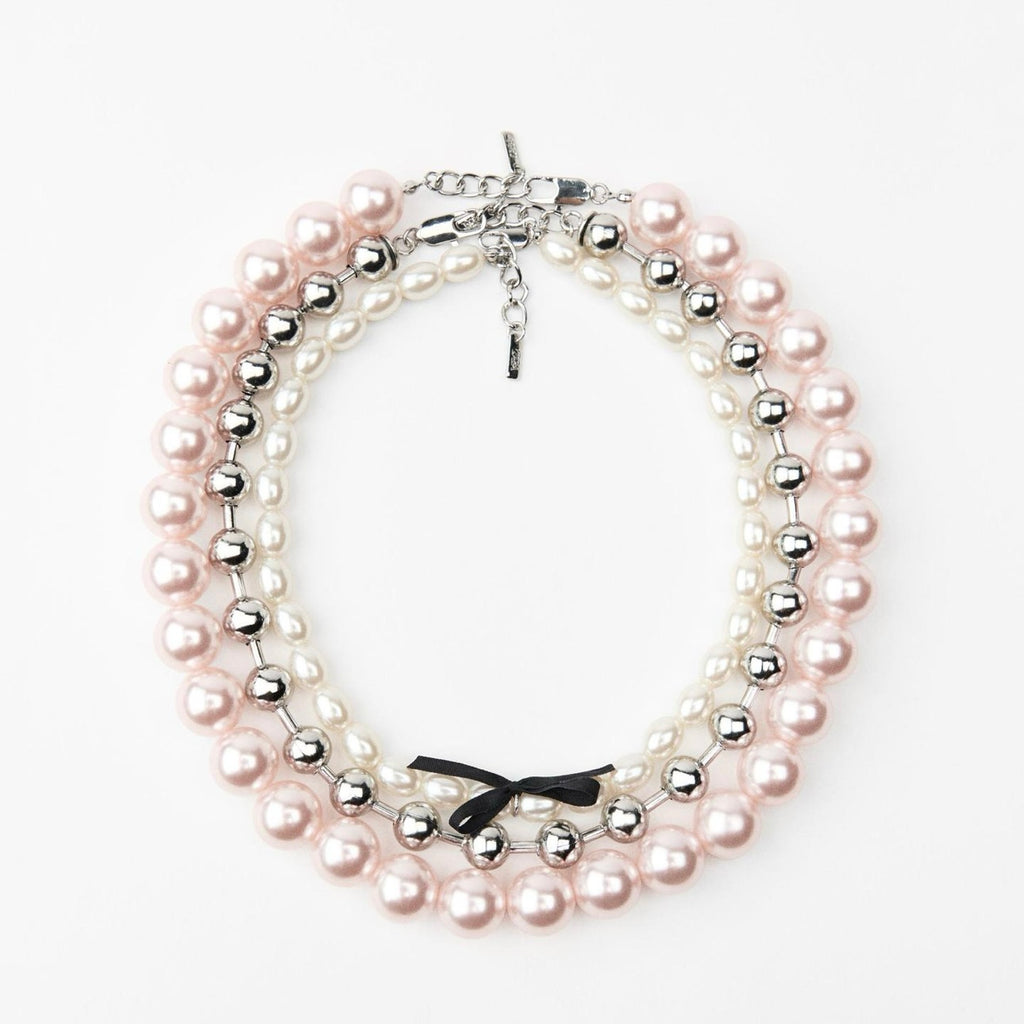 Collana  Perle Pink & White