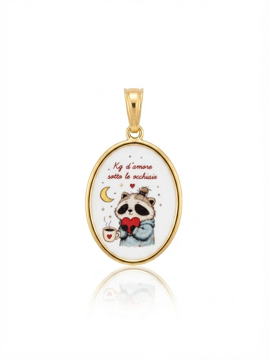 CIONDOLO Kg d'AMORE SOTTO LE OCCHIAIE