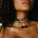 Collana Choker Ciliegia