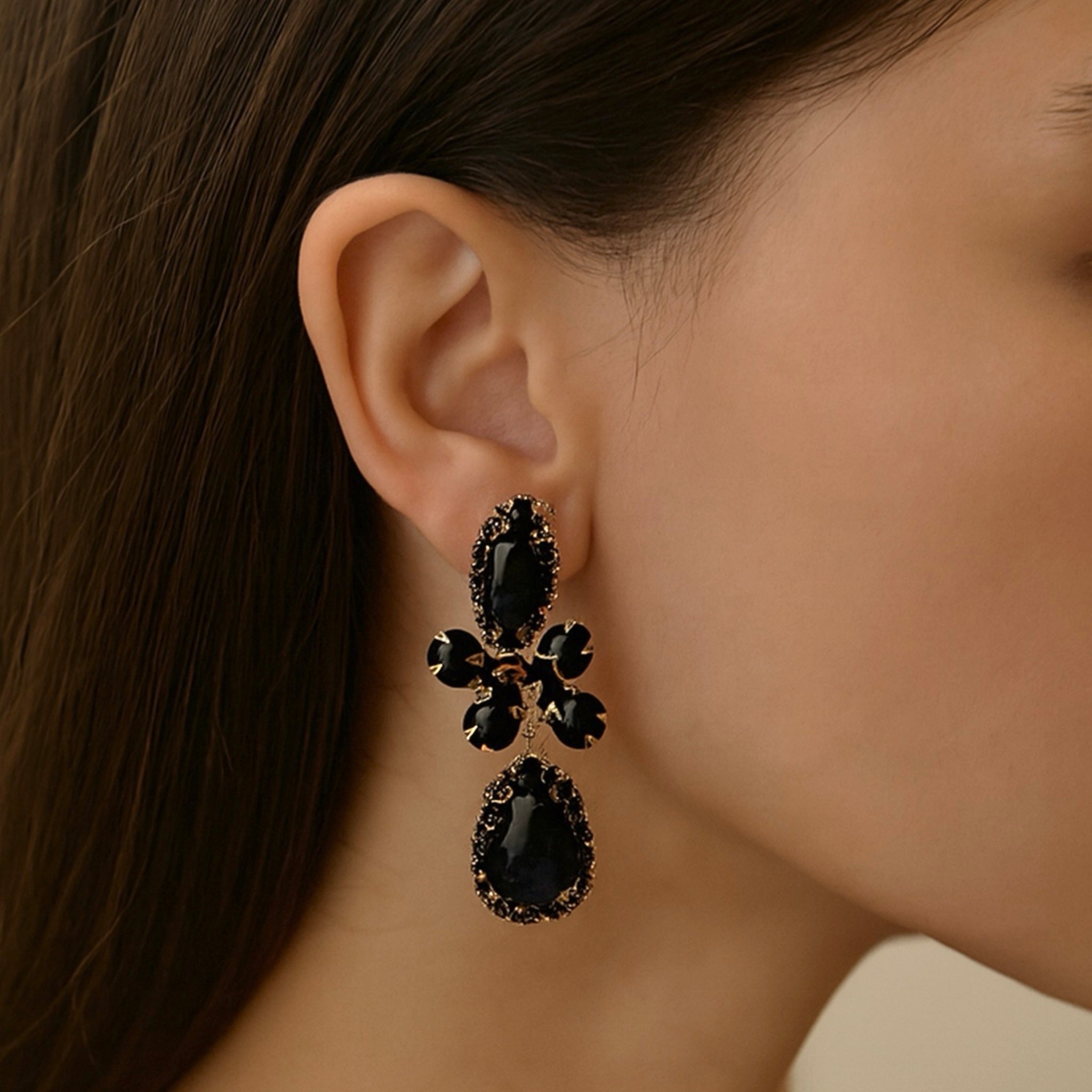 Orecchini Black Luxury