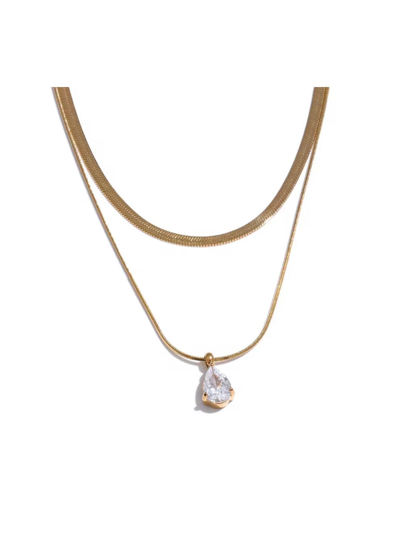 Collana Snake & Goccia