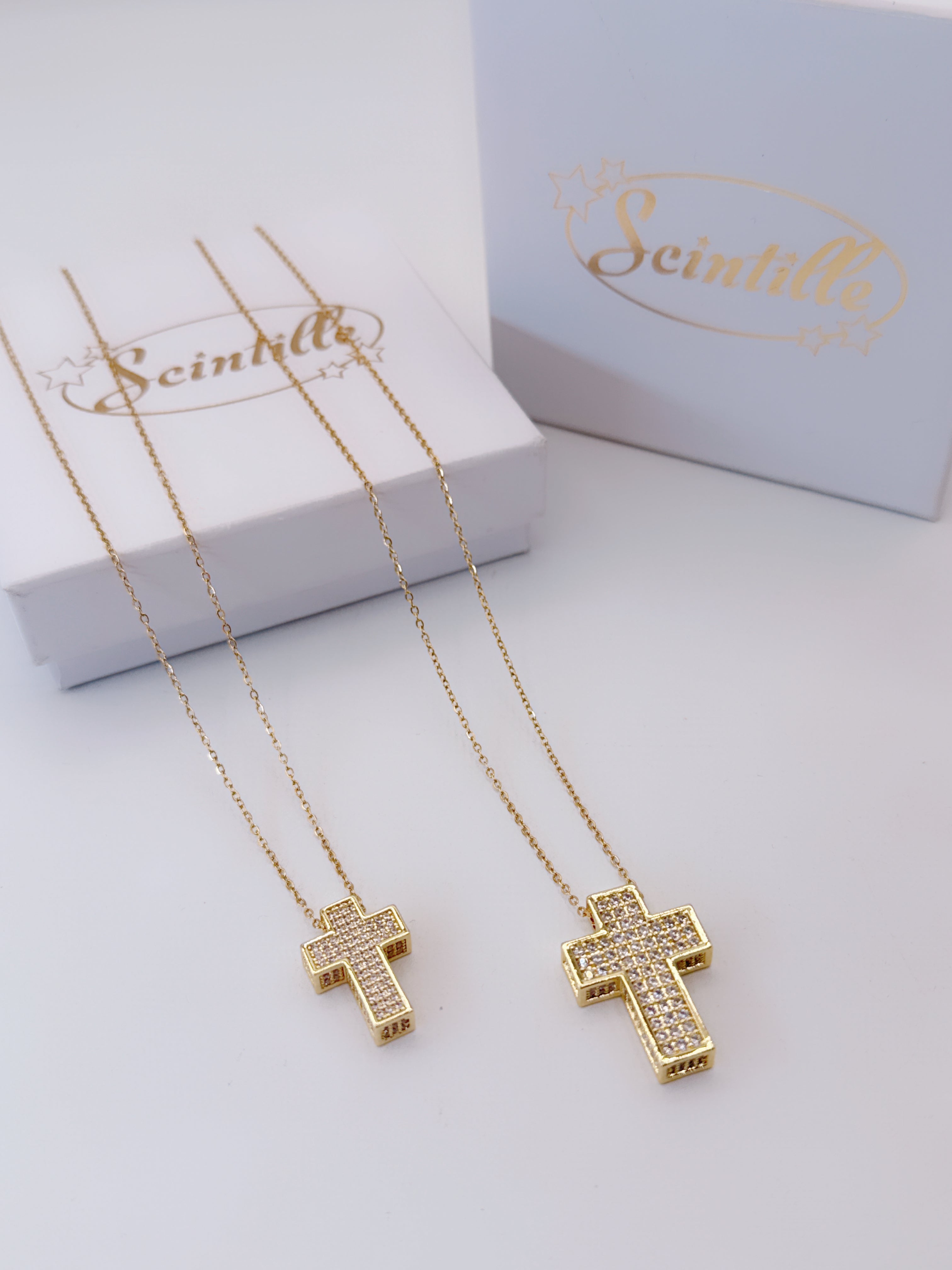 Collana Croce Luxury Gold