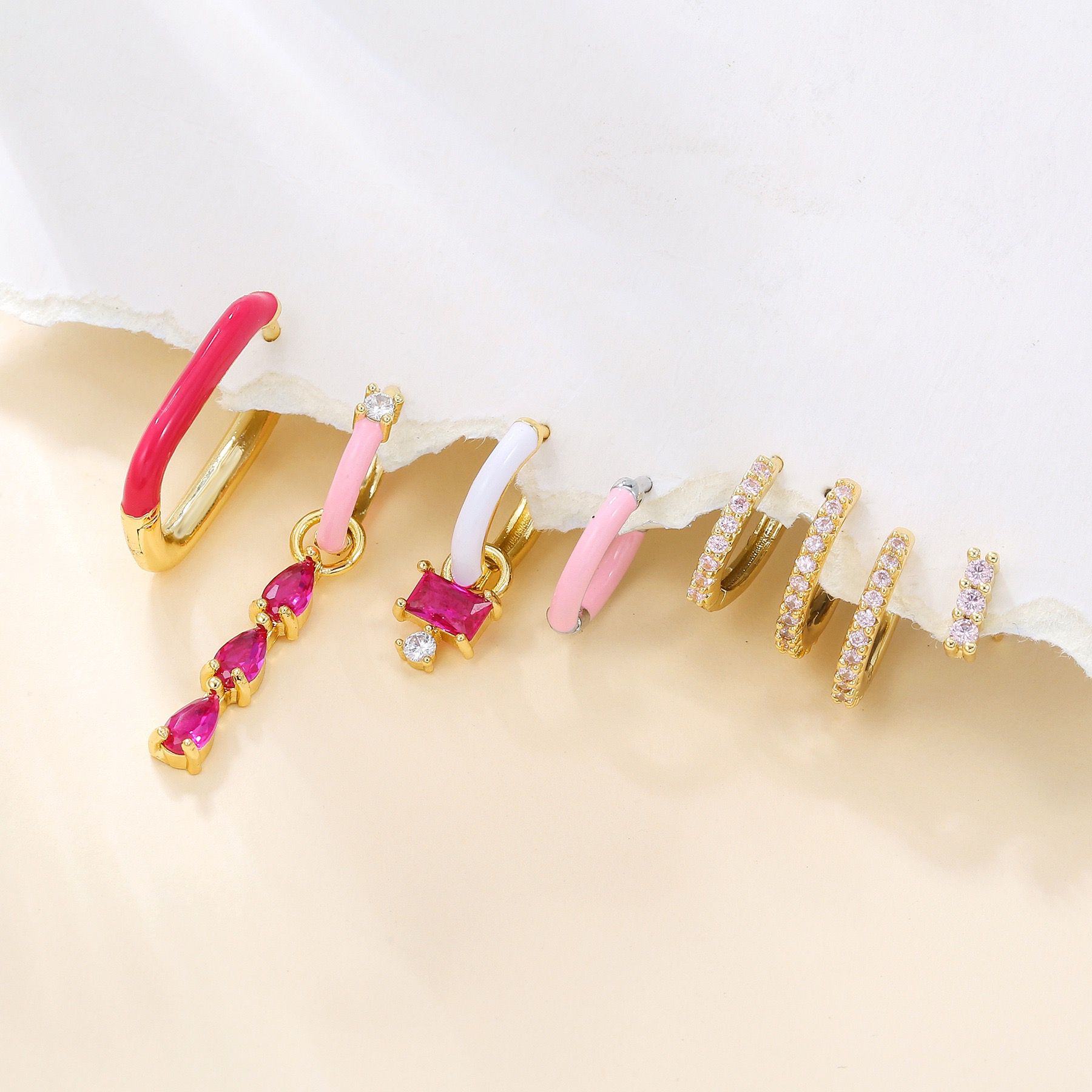 Set Orecchini Pink Lady