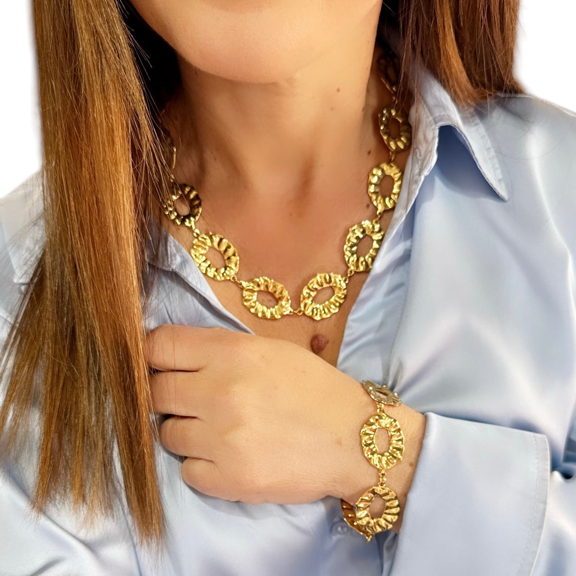Collana & Bracciale Denise Gold