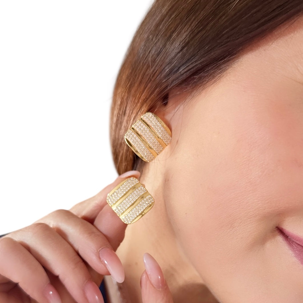 Orecchini Quadrato Luxury