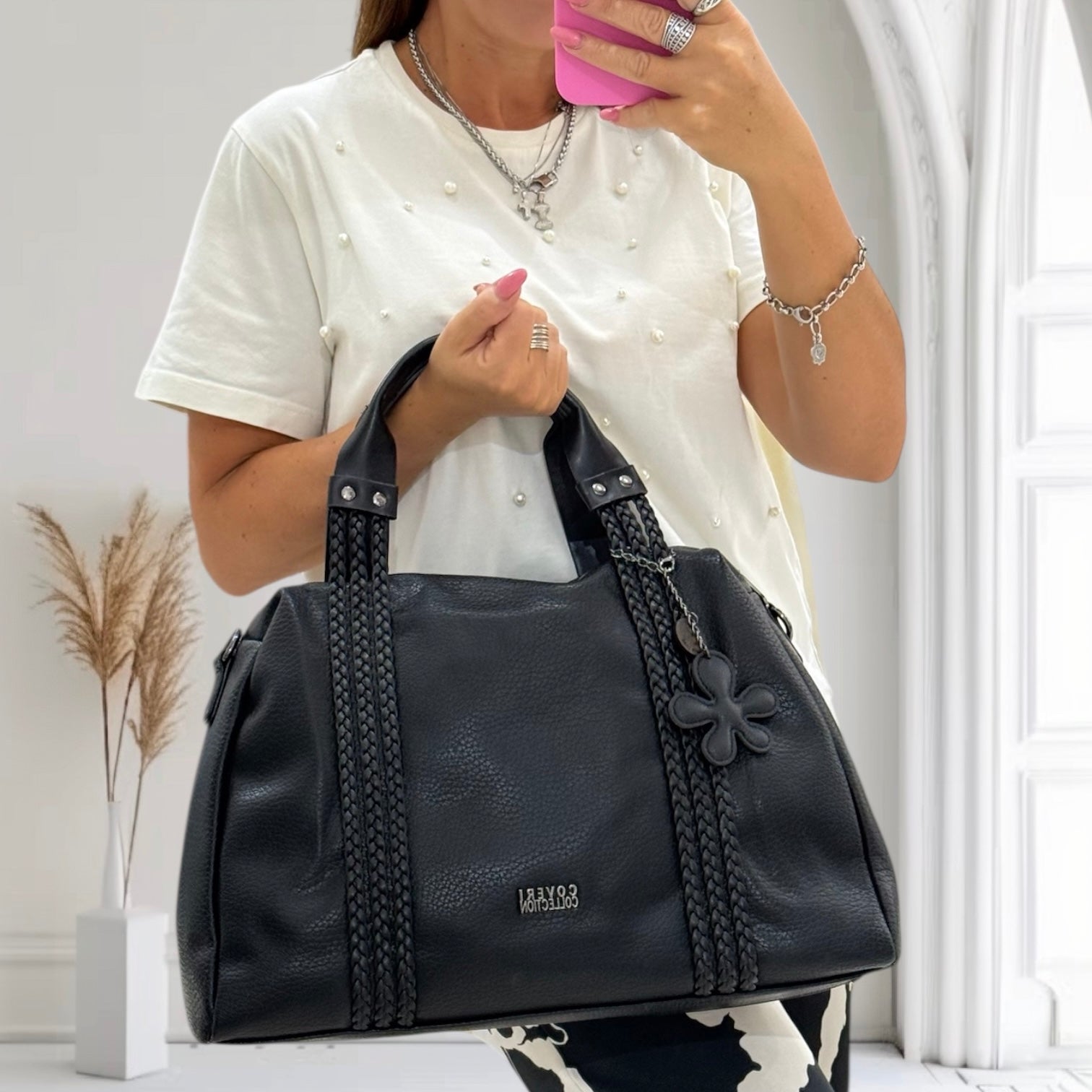 COVERI COLLECTION Borsa Charme Flowers