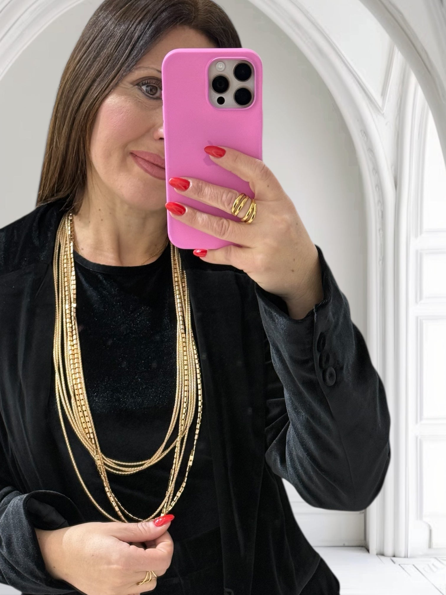 Collana Cascata Gold