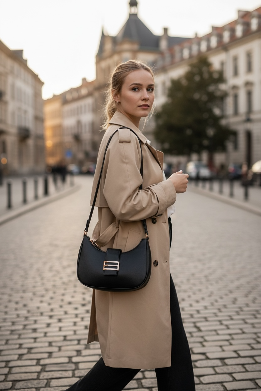 BORSA Mezza Luna Media Charro