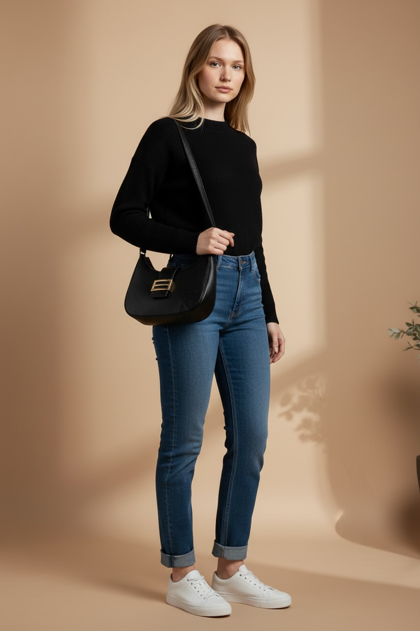 BORSA Mezza Luna Media Charro