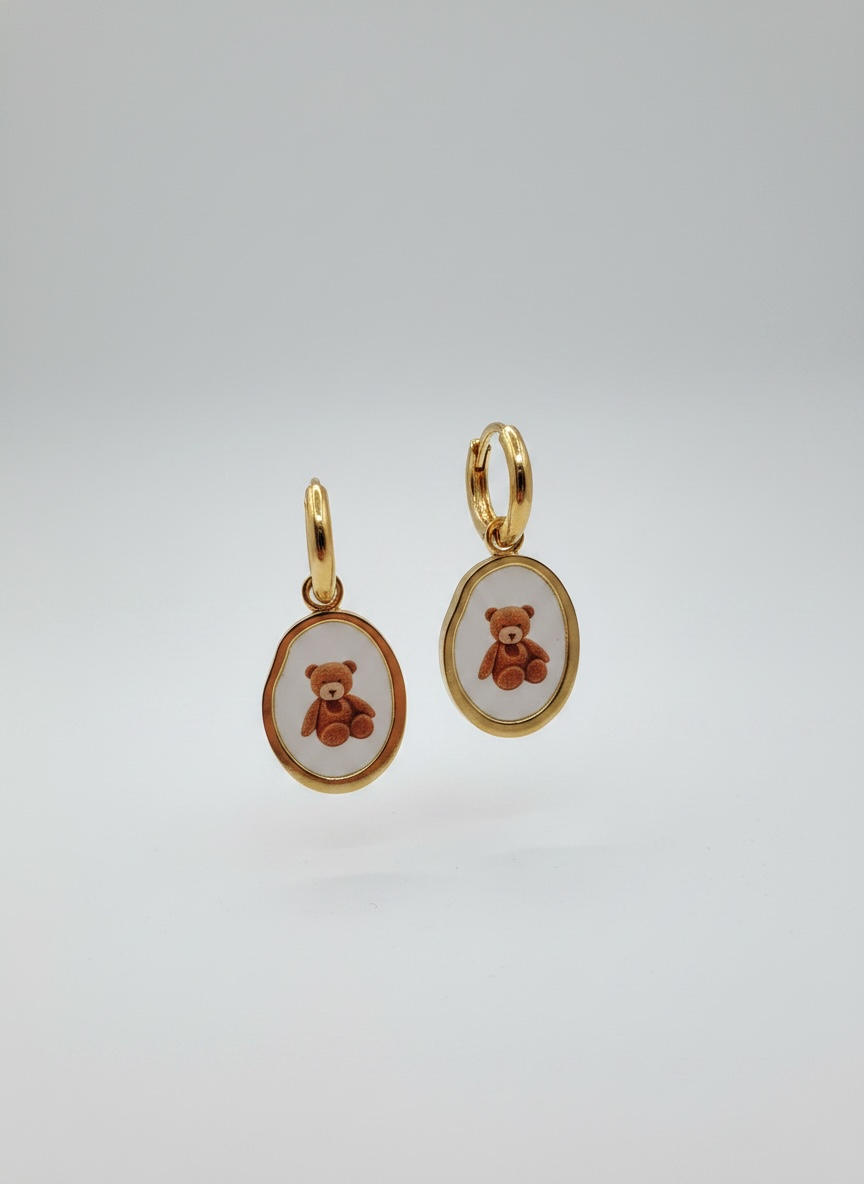 Orecchini Cerchio Teddy