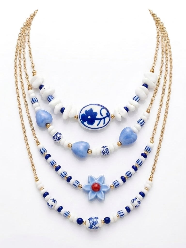 Collana SANTORINI BLUE & WHITE