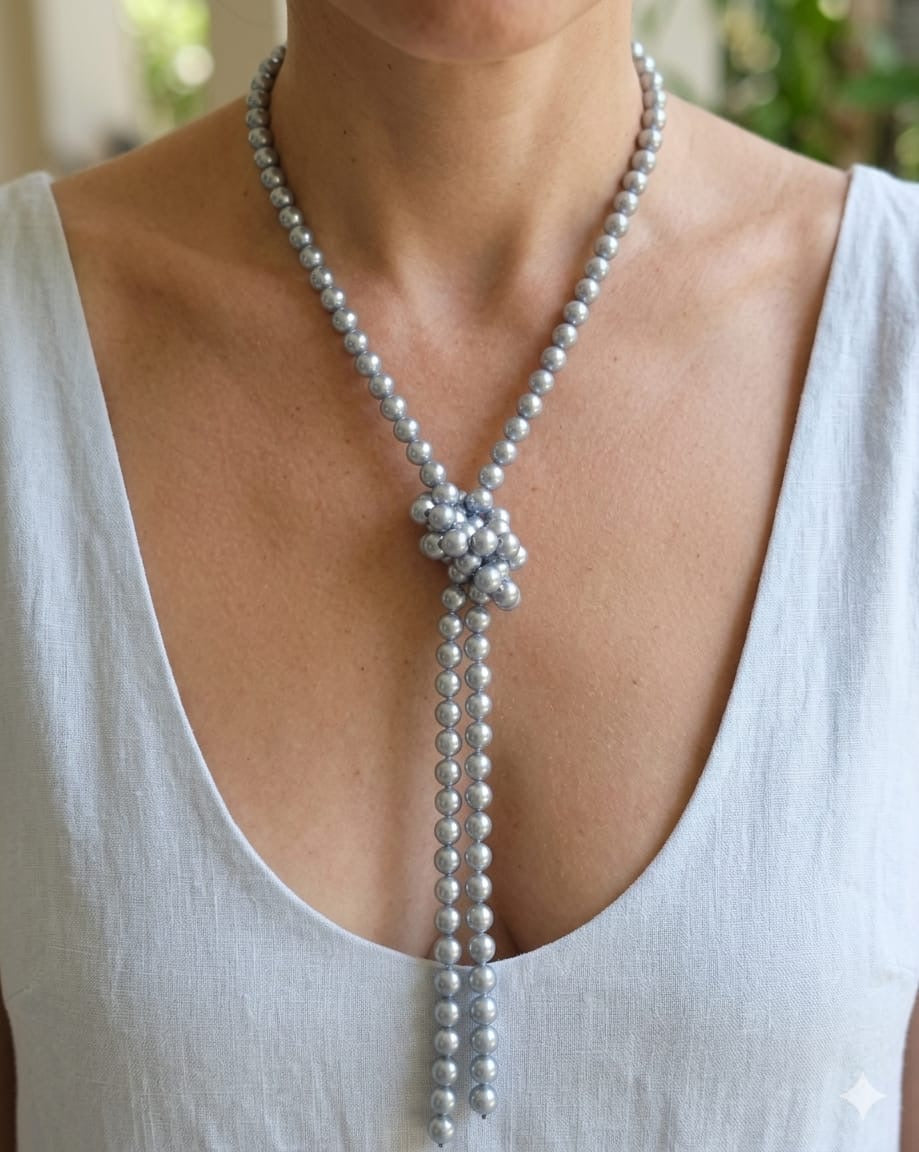 Collana Perle Nodo