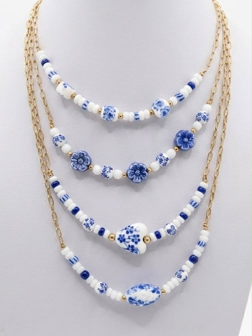 Collana SANTORINI BLUE & WHITE