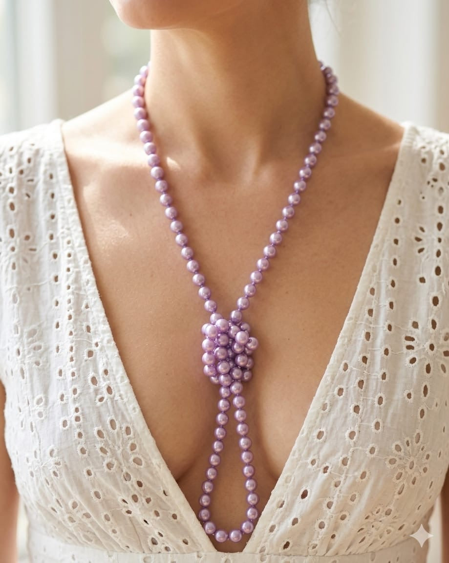 Collana Perle Nodo