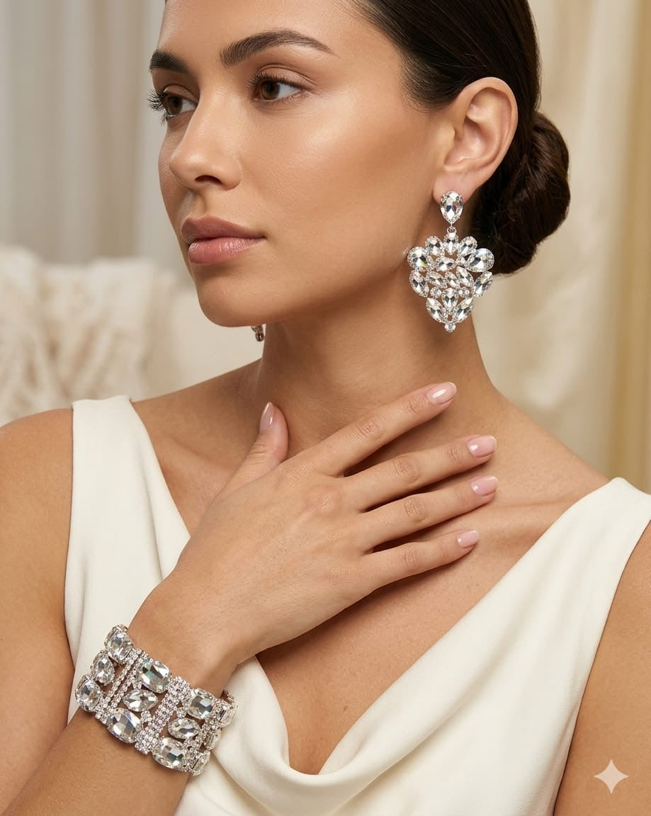 Orecchini & Bracciale Luxury