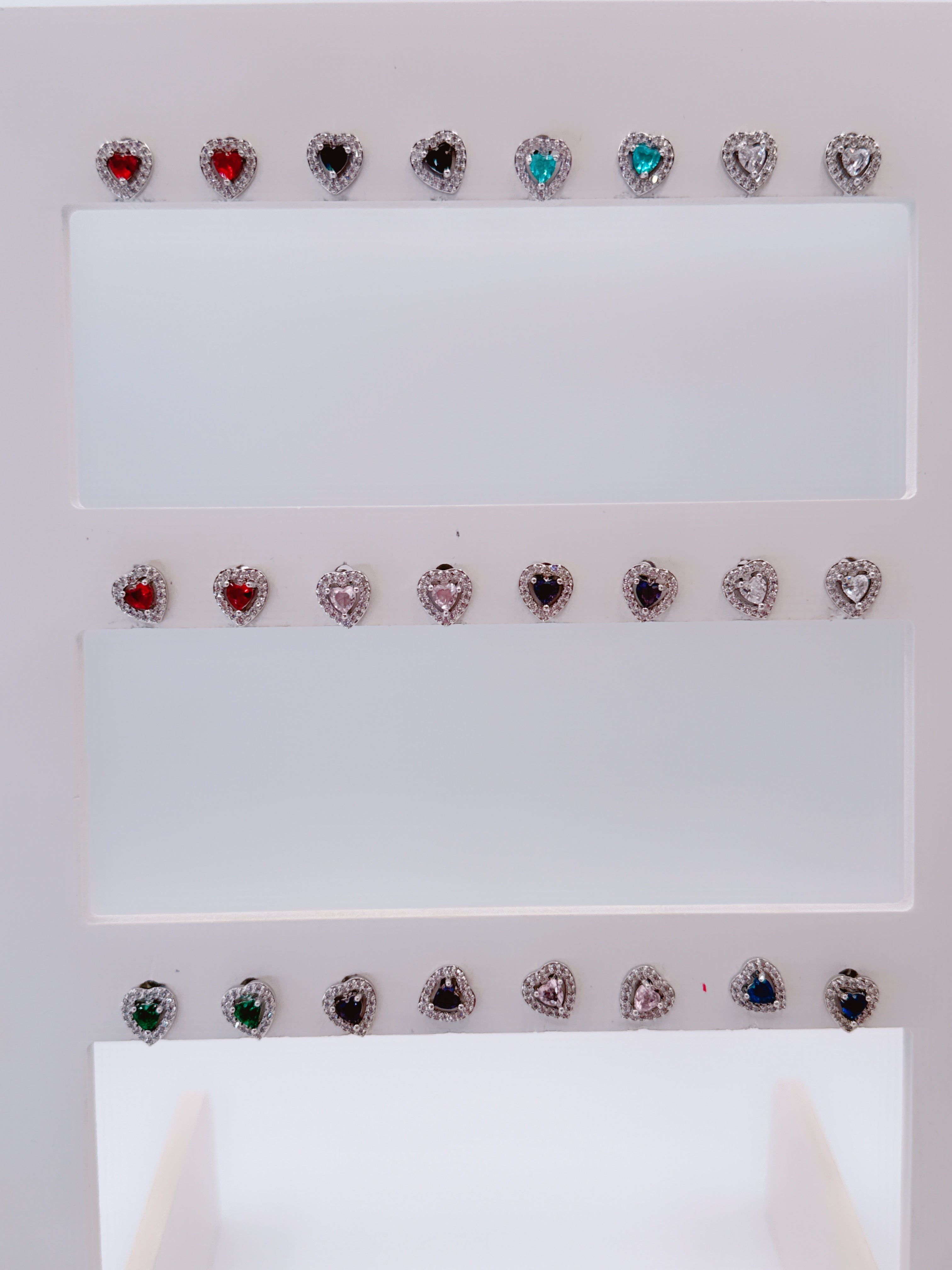 Orecchini Cuoricino Lusso Silver