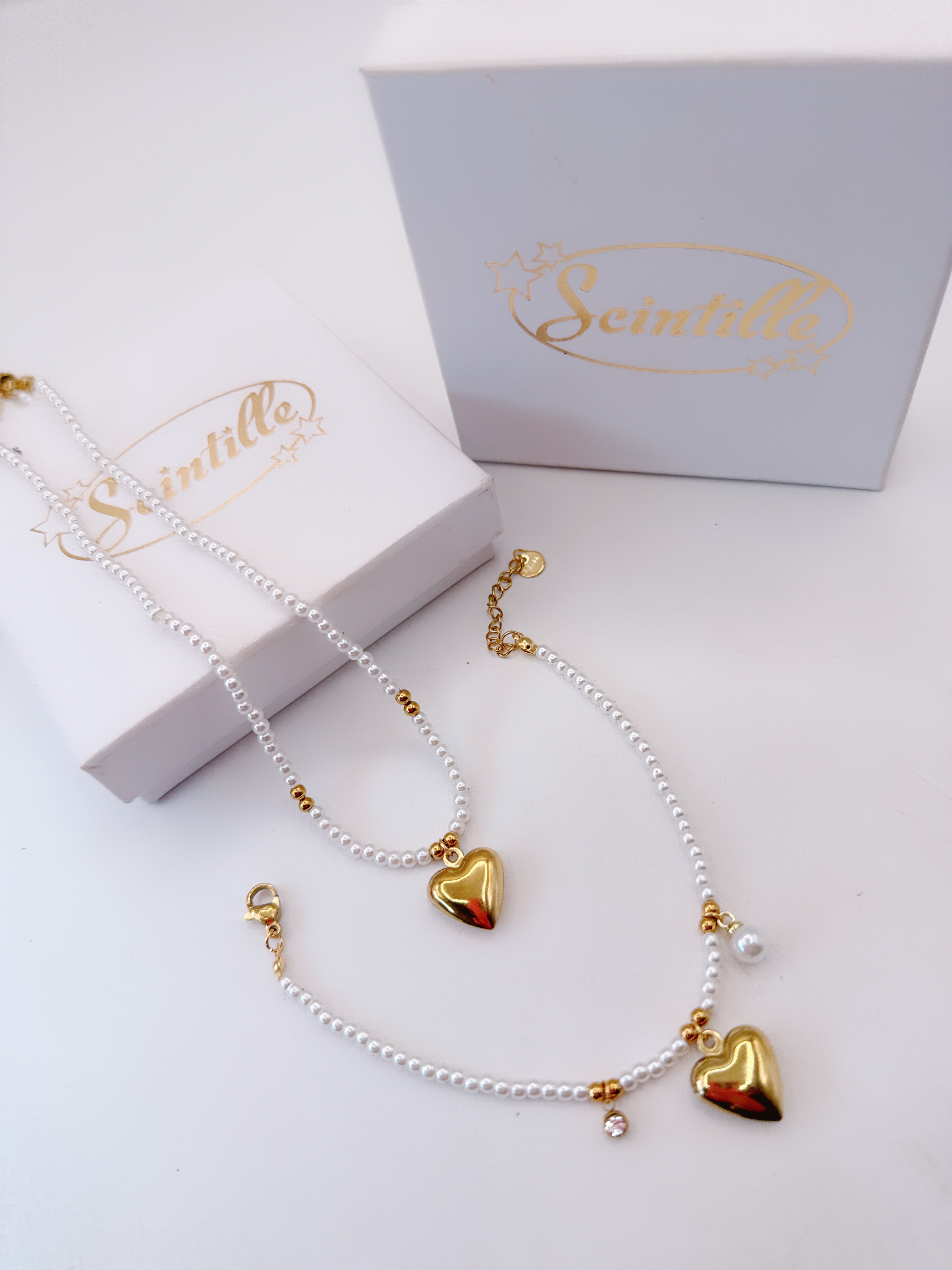 Collana & Bracciale Perline LOVE