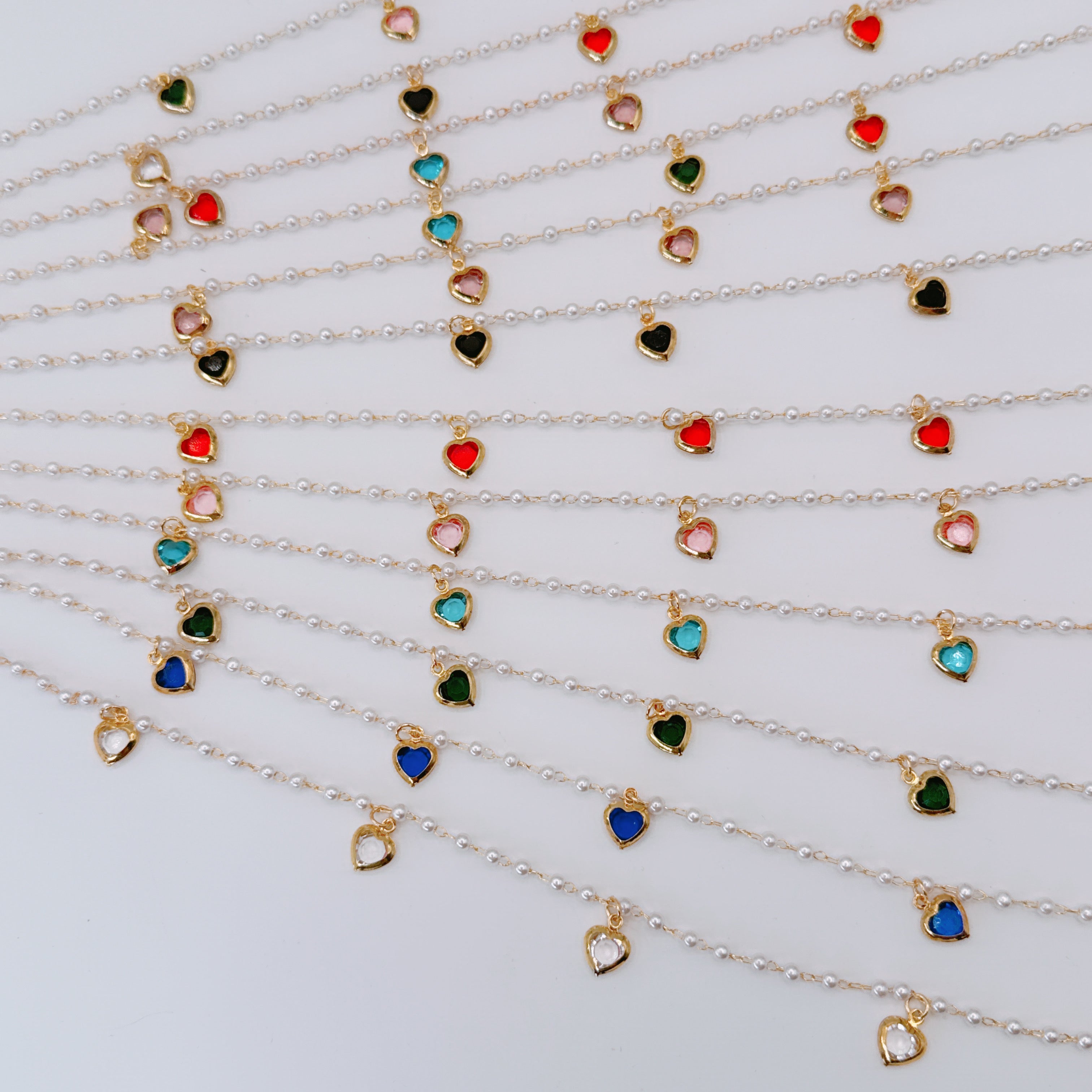 Cavigliera Cuoricini Colors