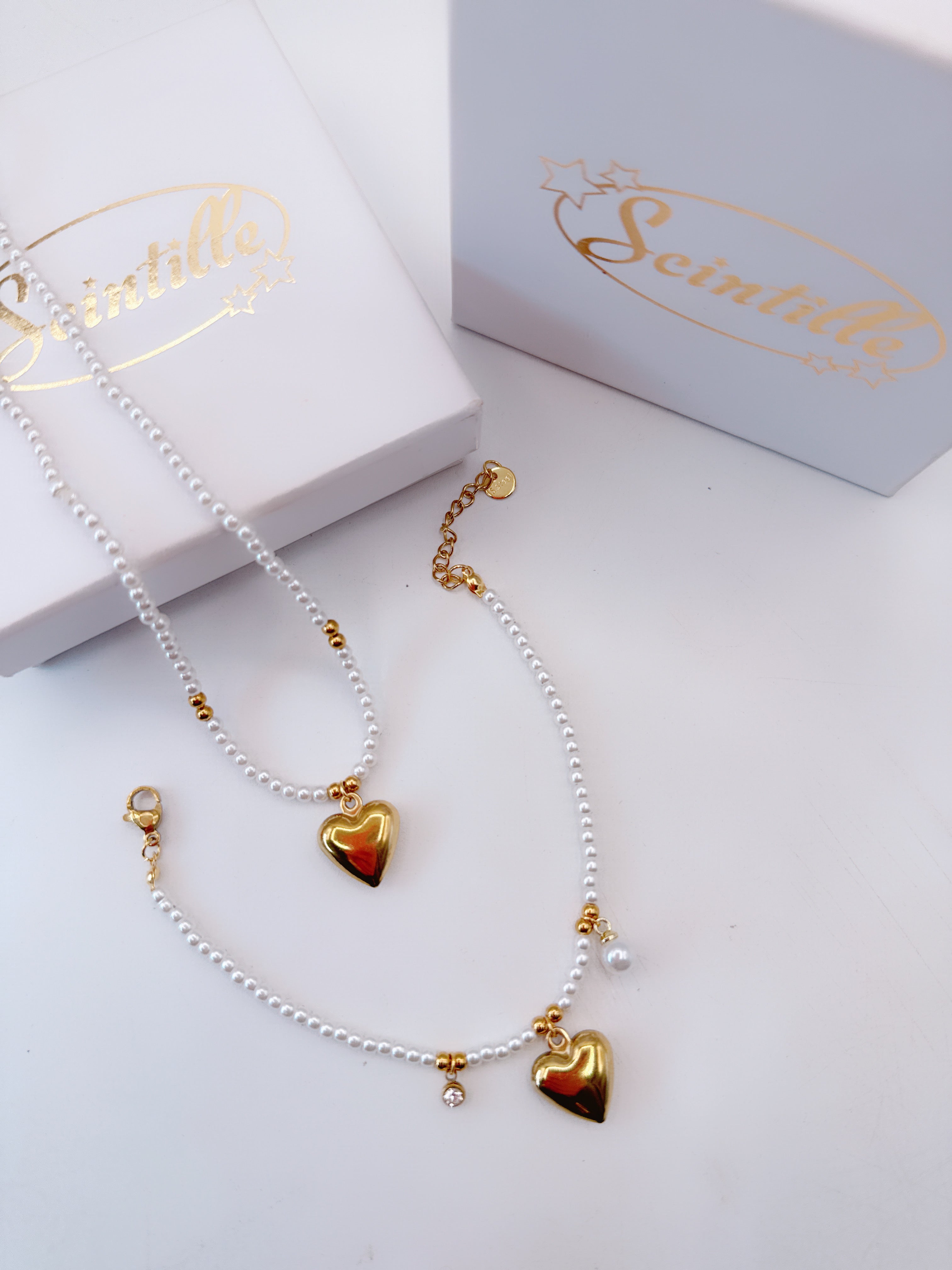 Collana & Bracciale Perline LOVE