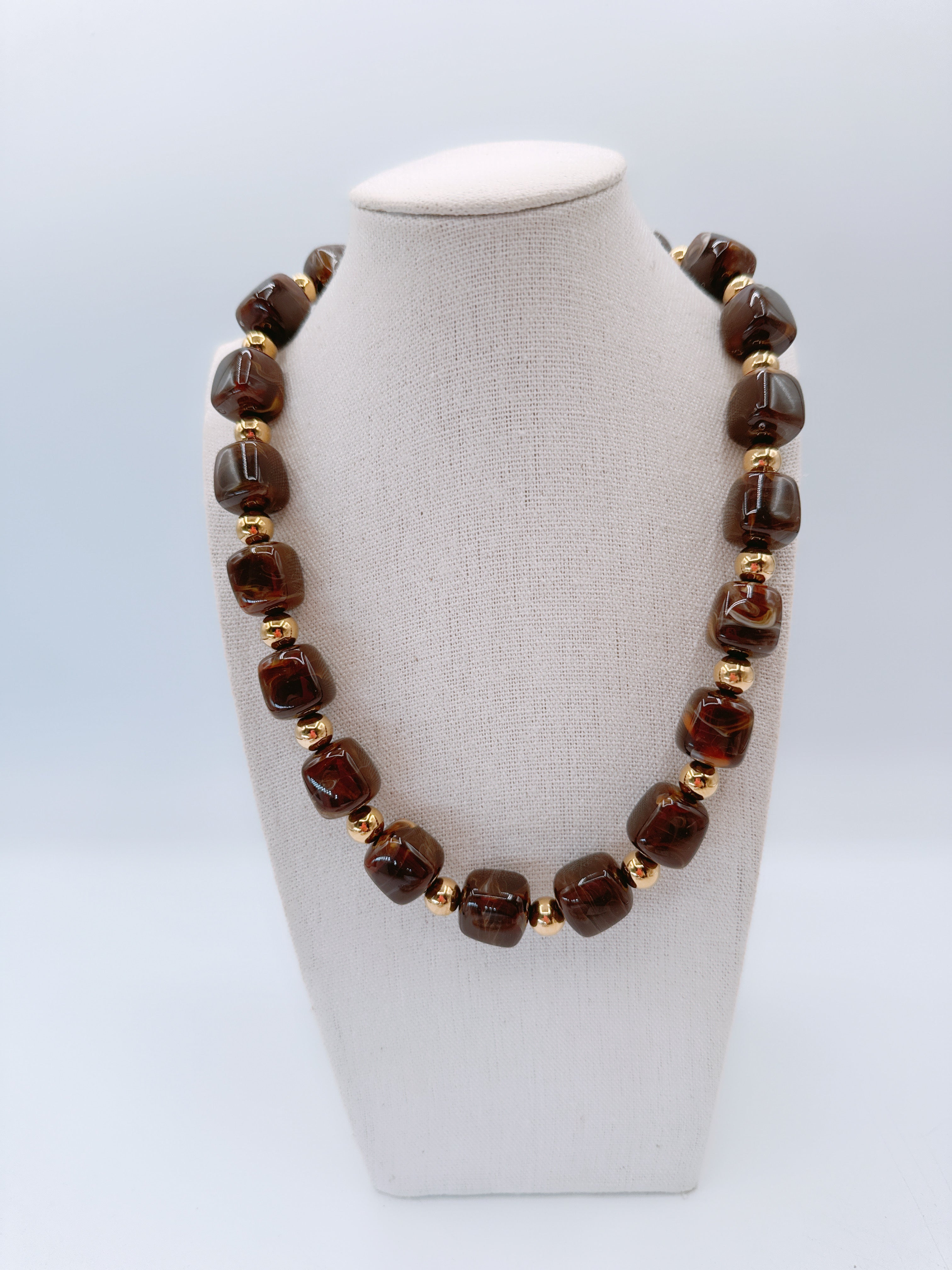 Collana Cubi Madreperla