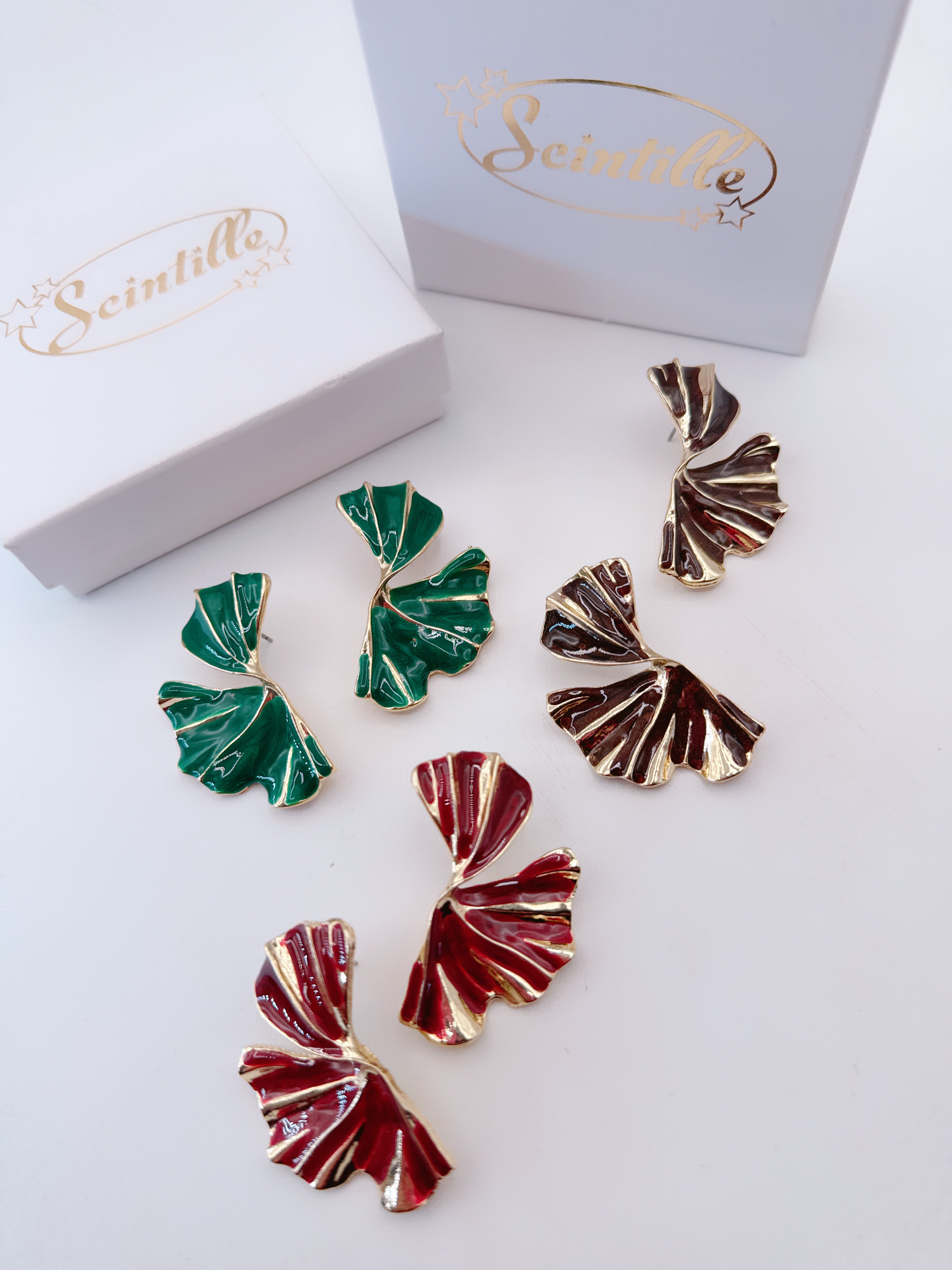 Orecchini Flow Smaltati