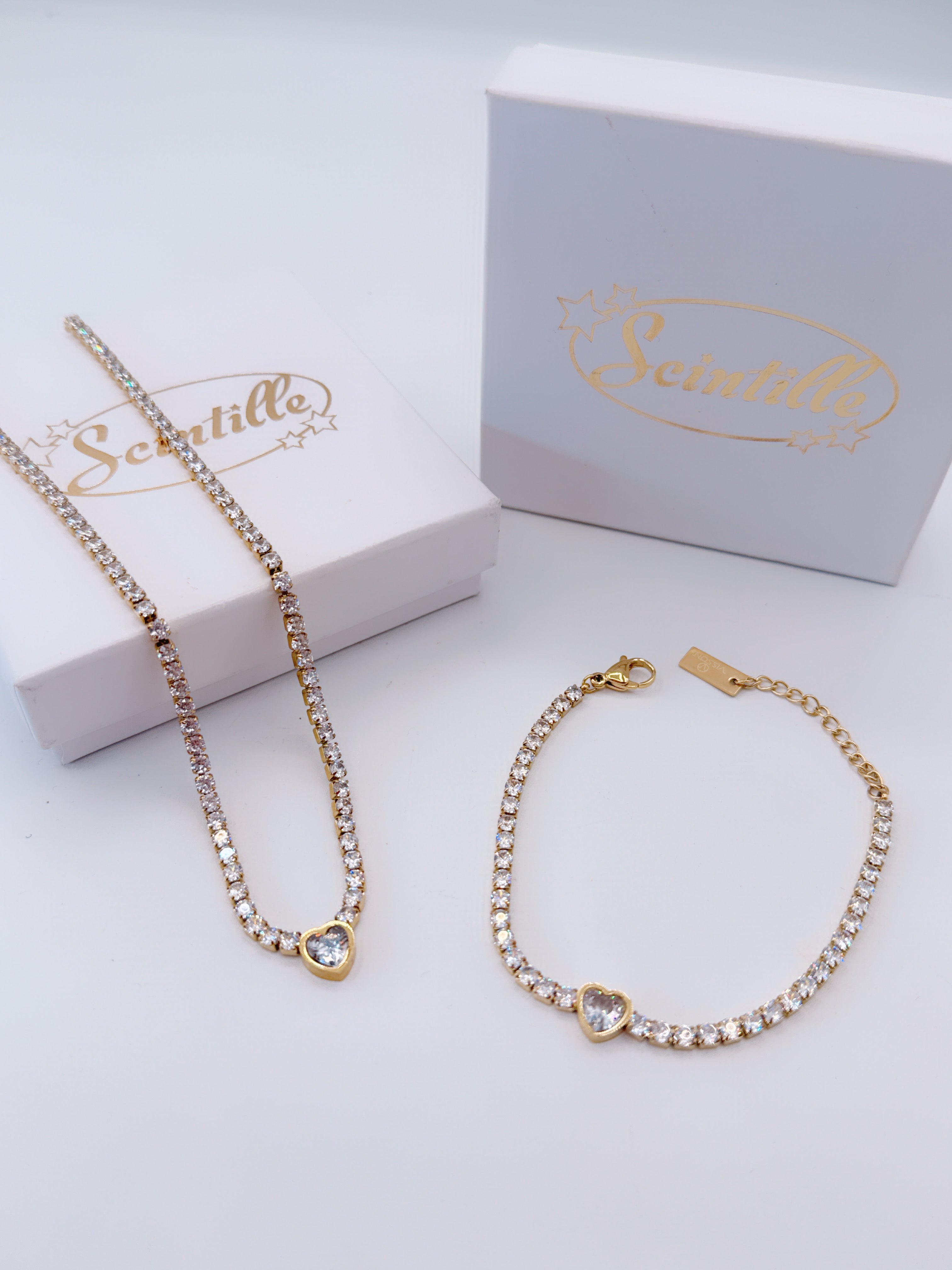 Collana & Bracciale LOVE Gold