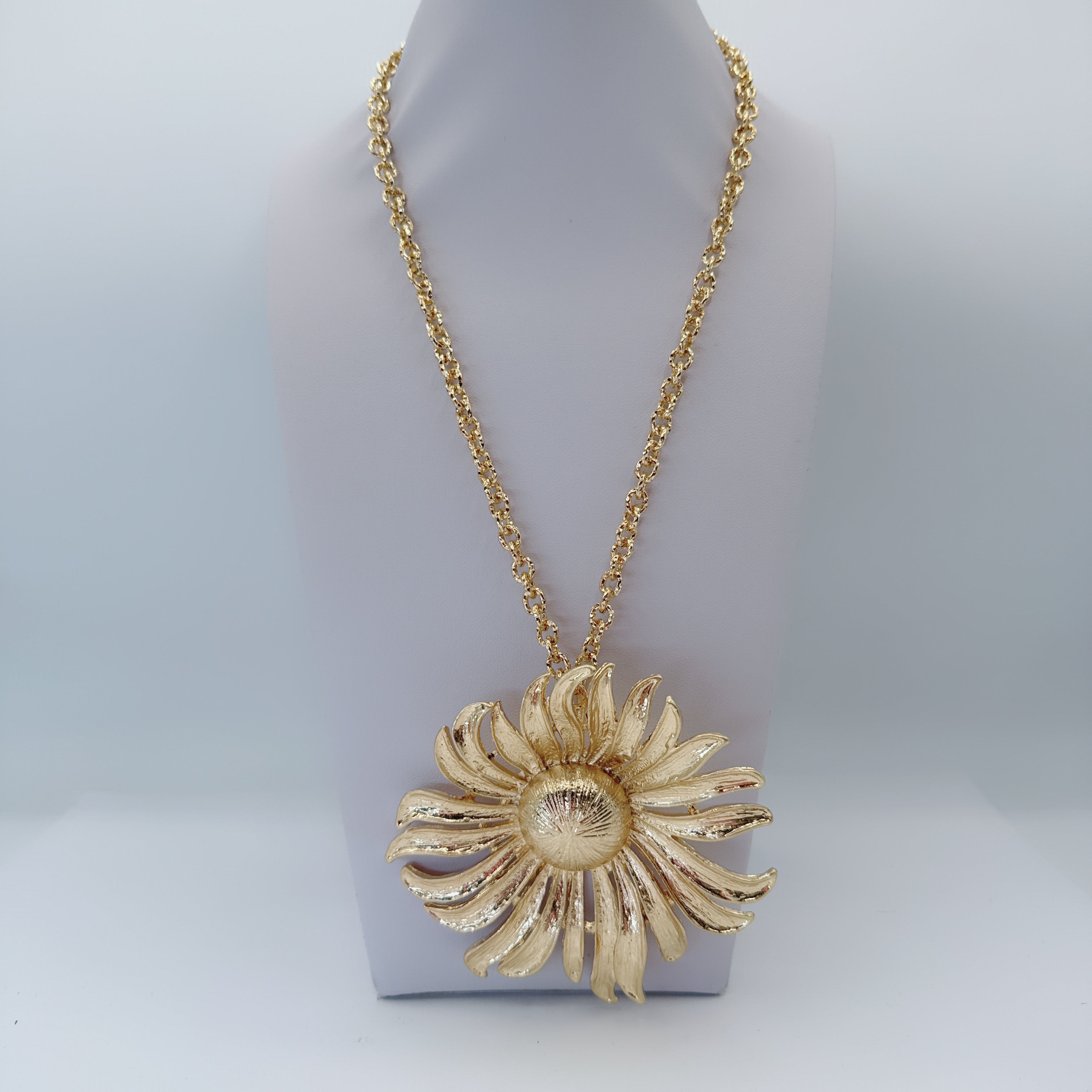 Collana Gold Sun Flowers