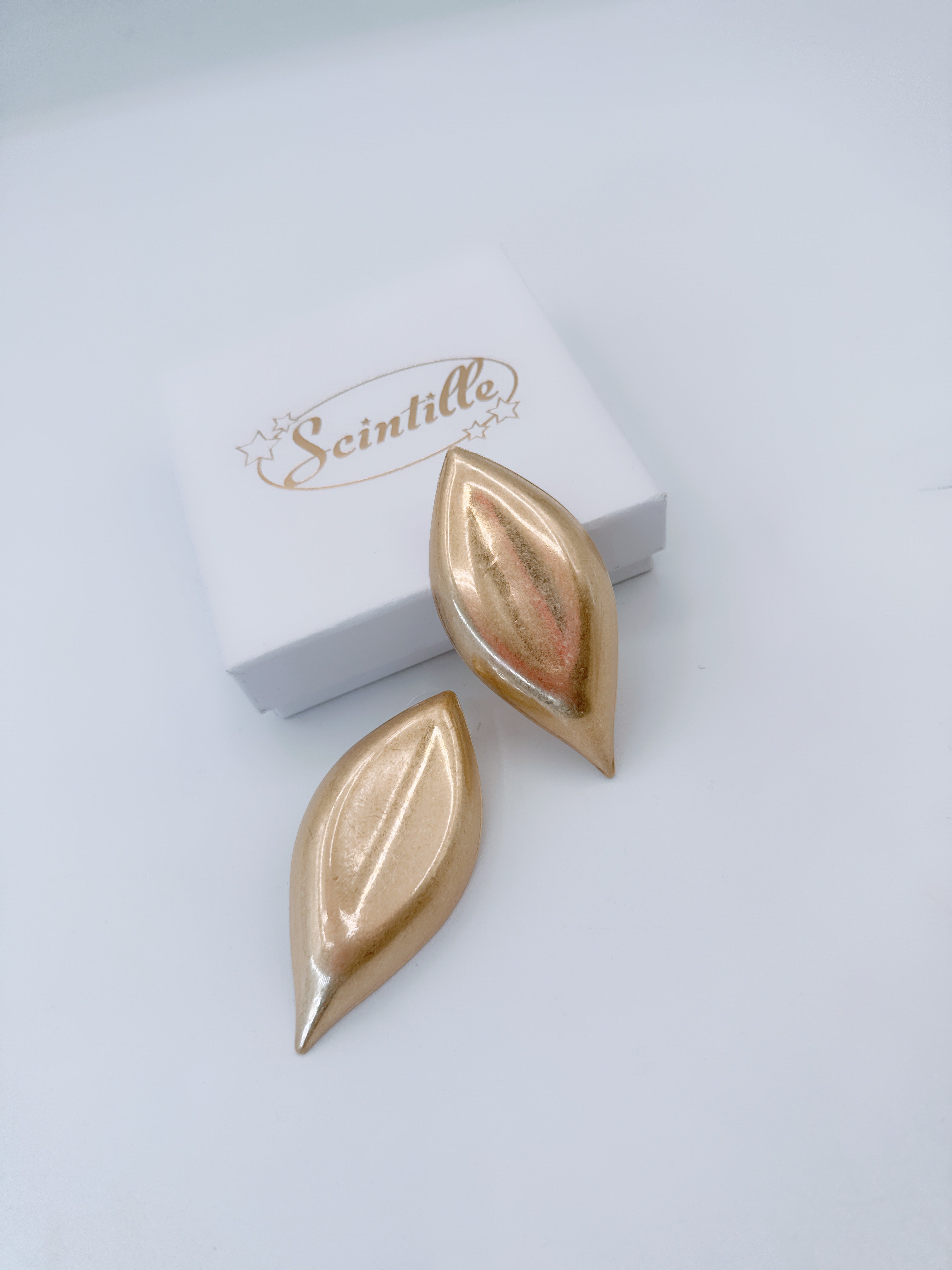 Orecchini Foglia Gold