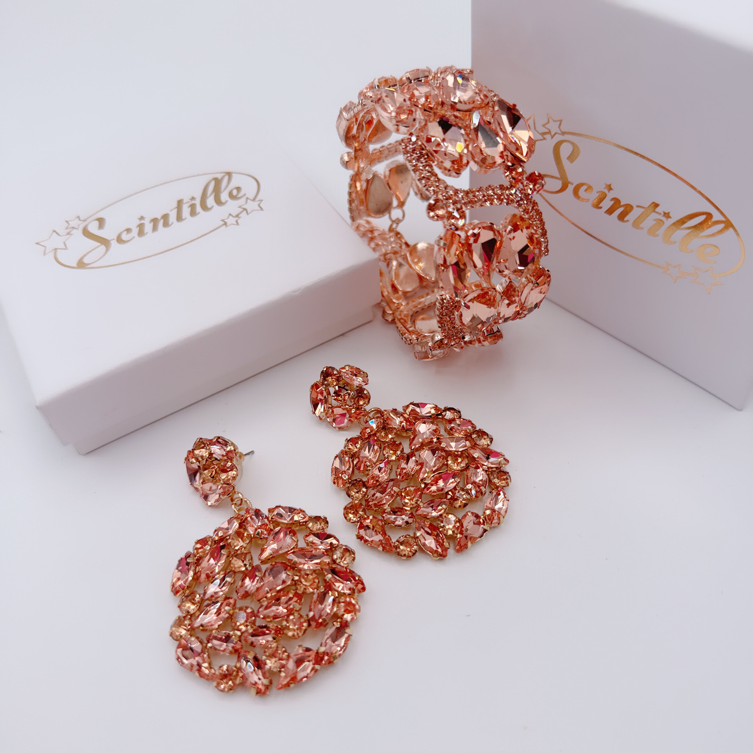 Orecchini Luxury Cipria