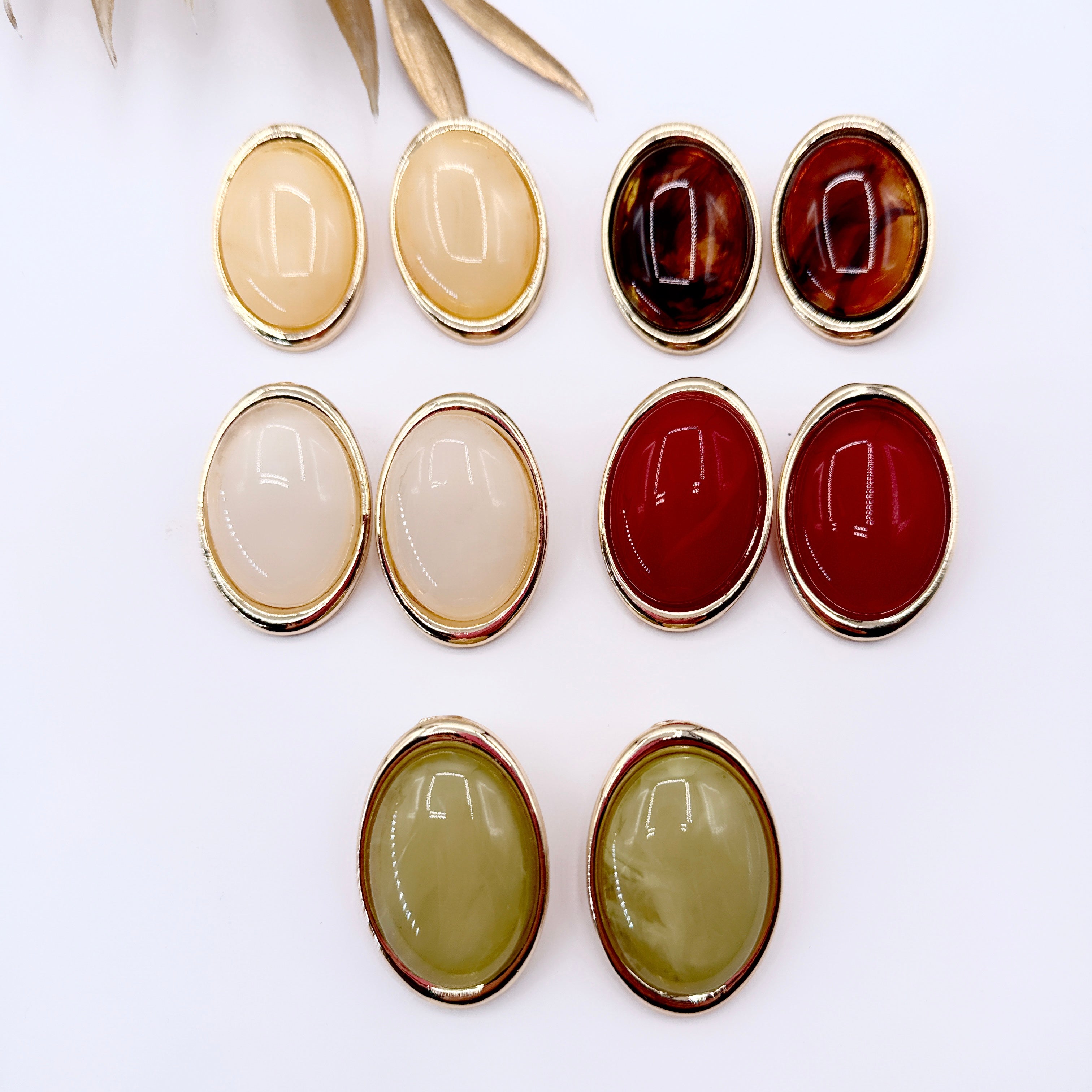 Orecchini Ovale Madreperla