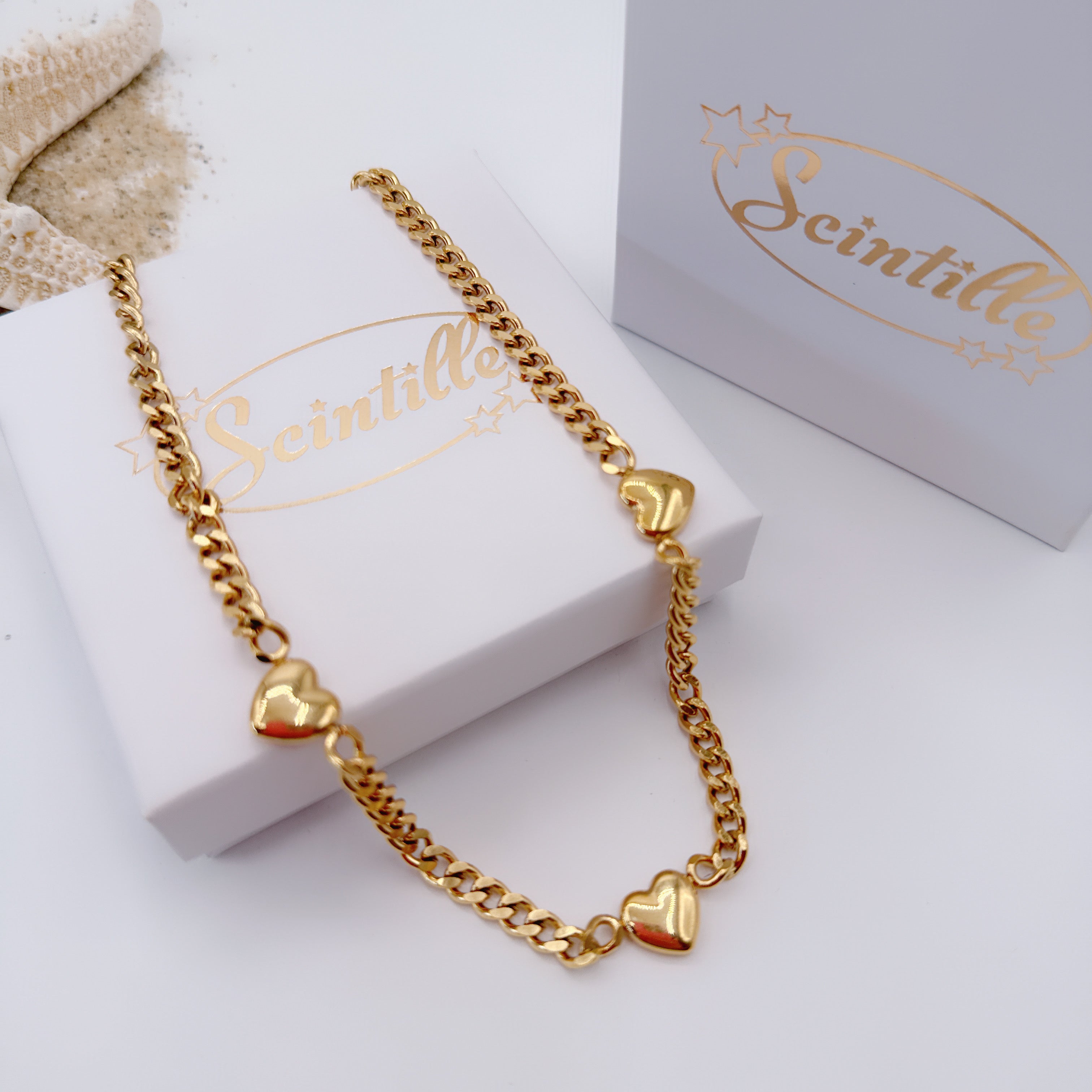 Collana Catena & Cuori