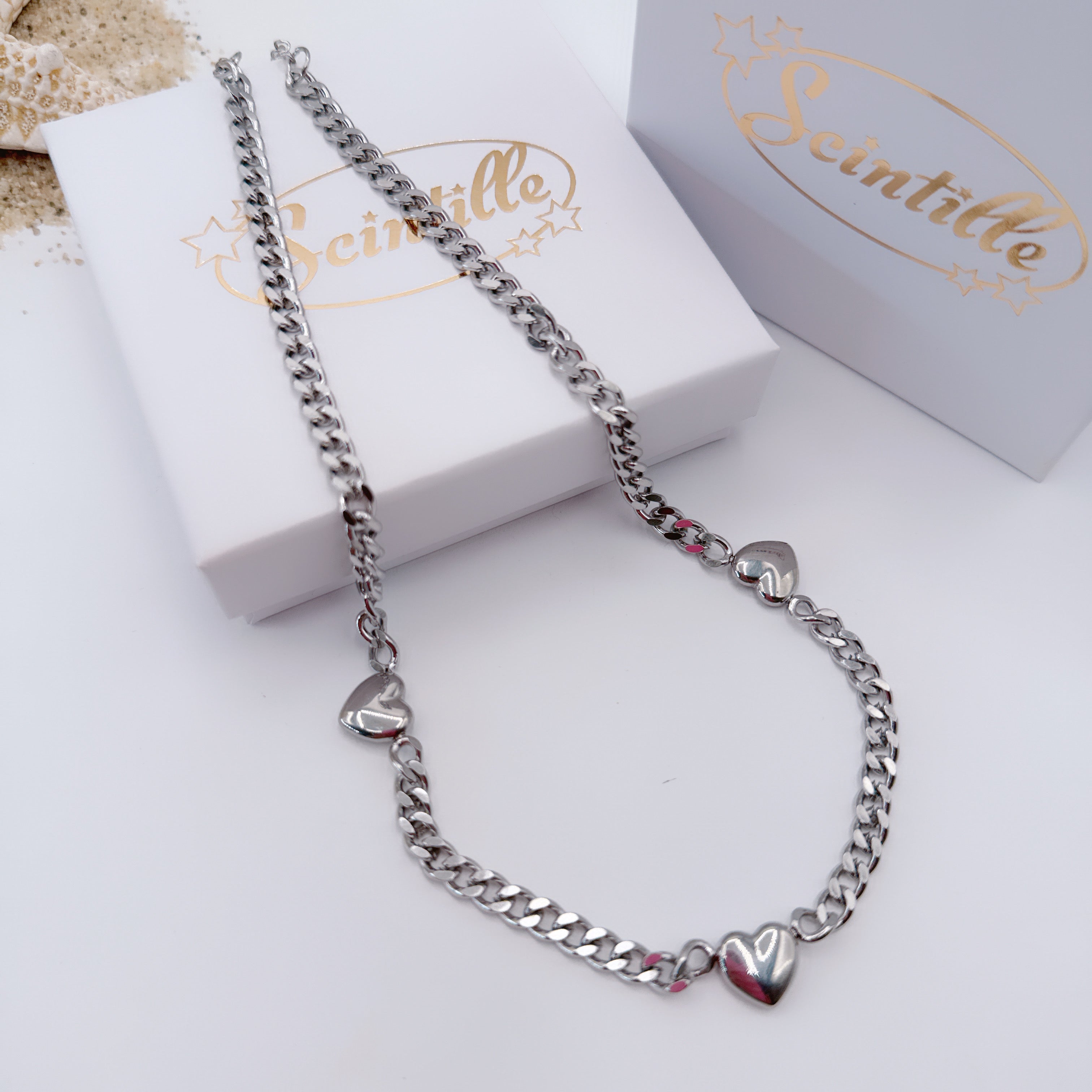 Collana Catena & Cuori