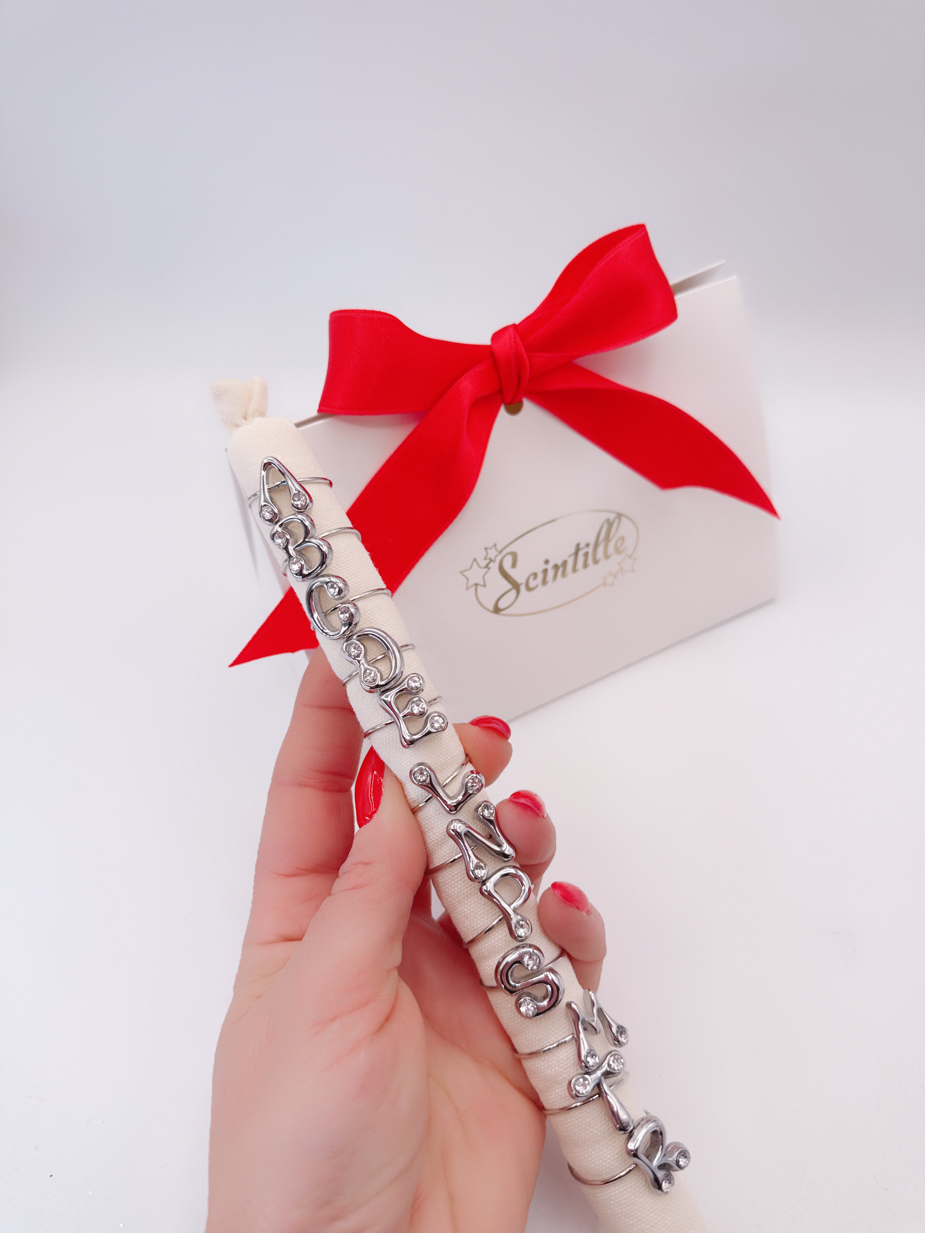 Anello Personalizzato Lettera