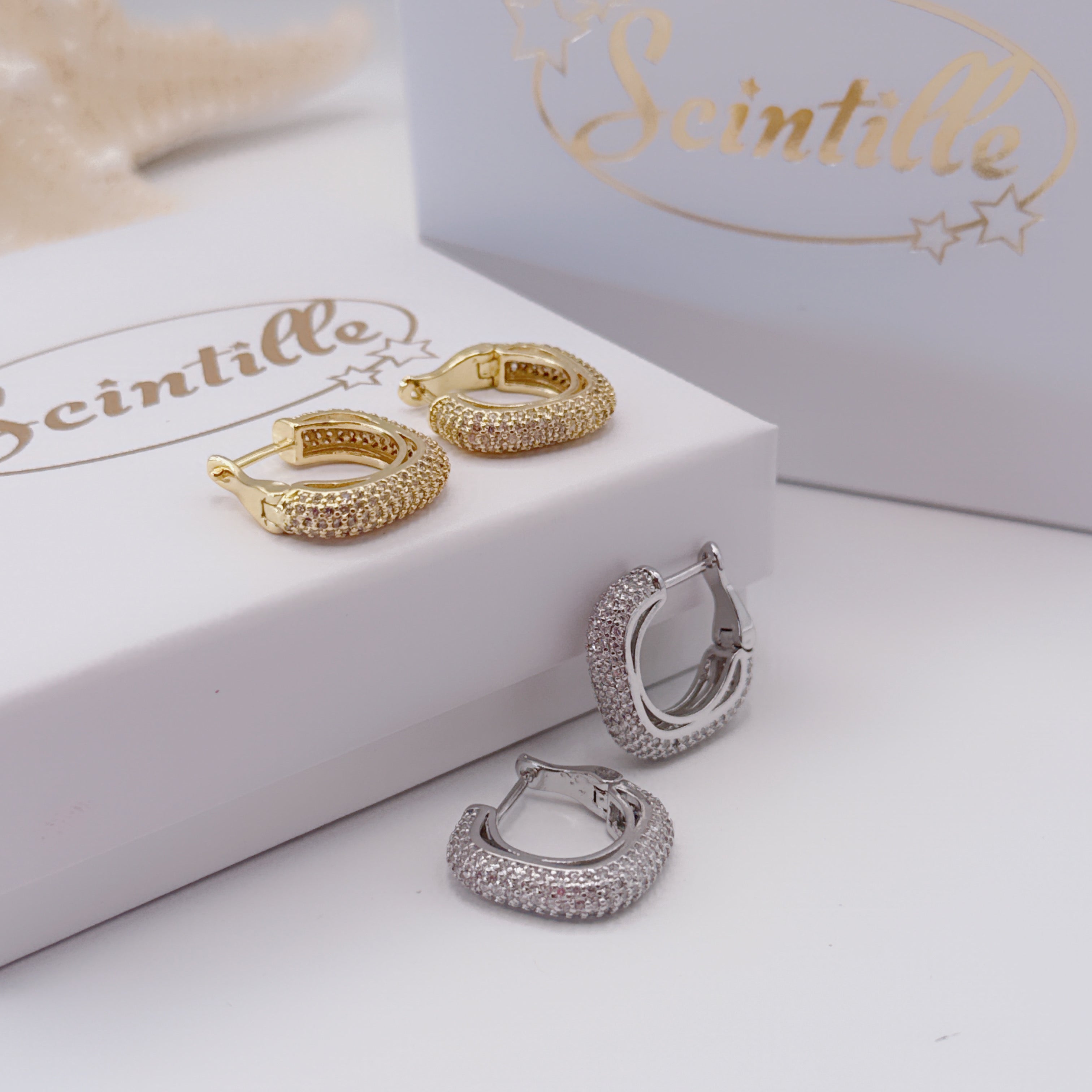 Orecchini Quadrato Luxury