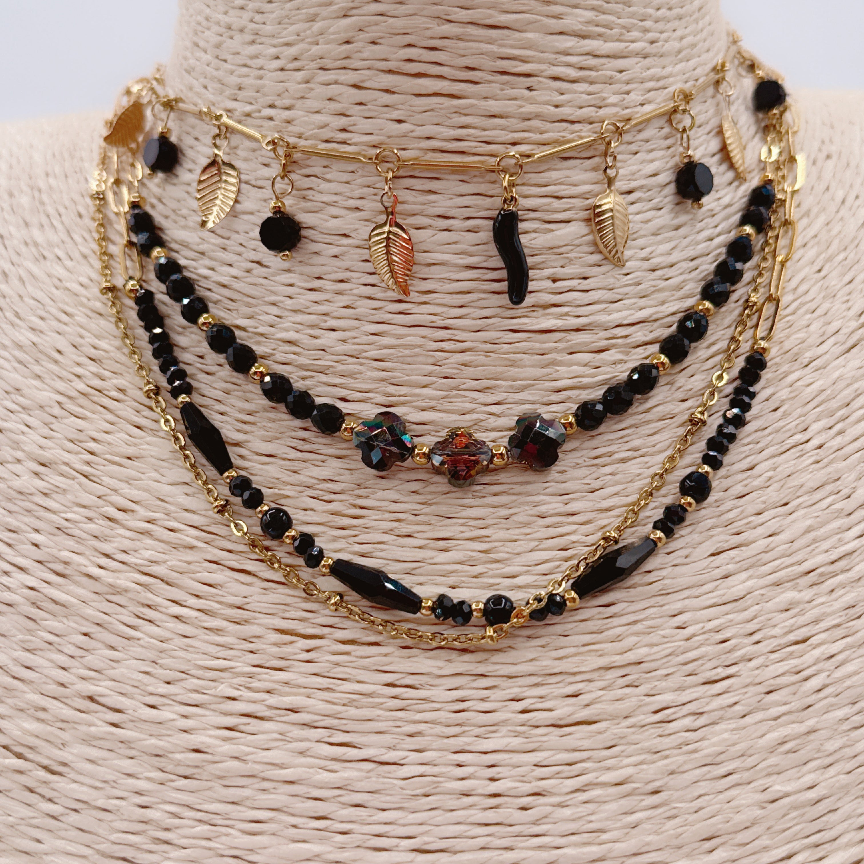 Collane Black Jewel Steel