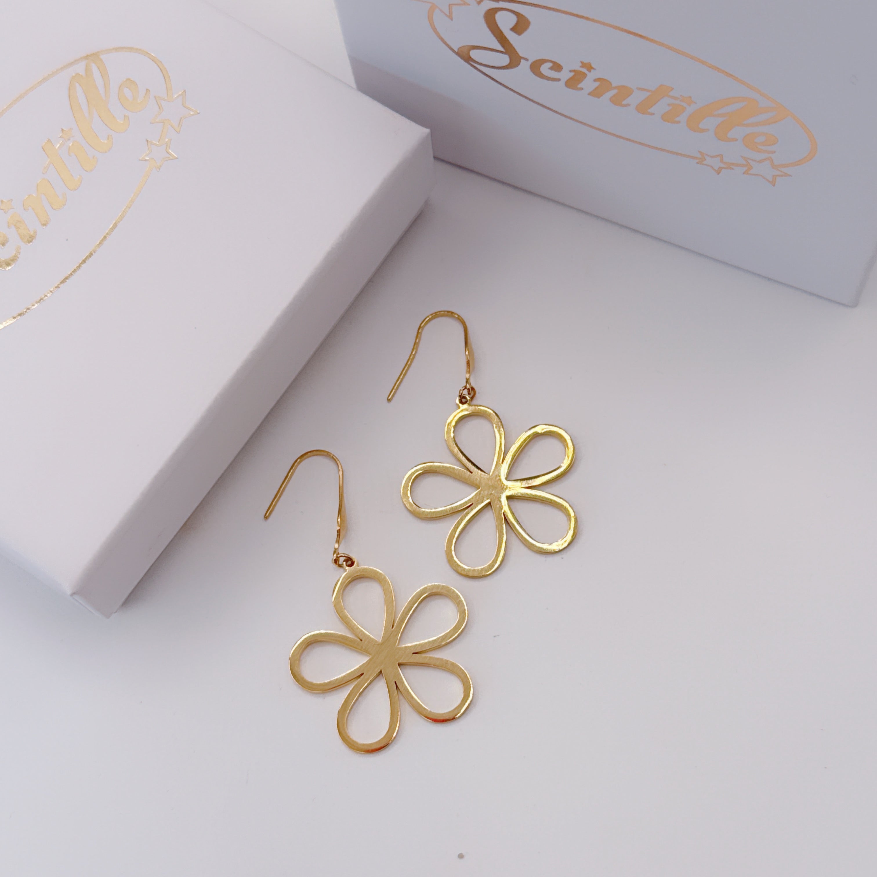 Orecchini Flowers Gold
