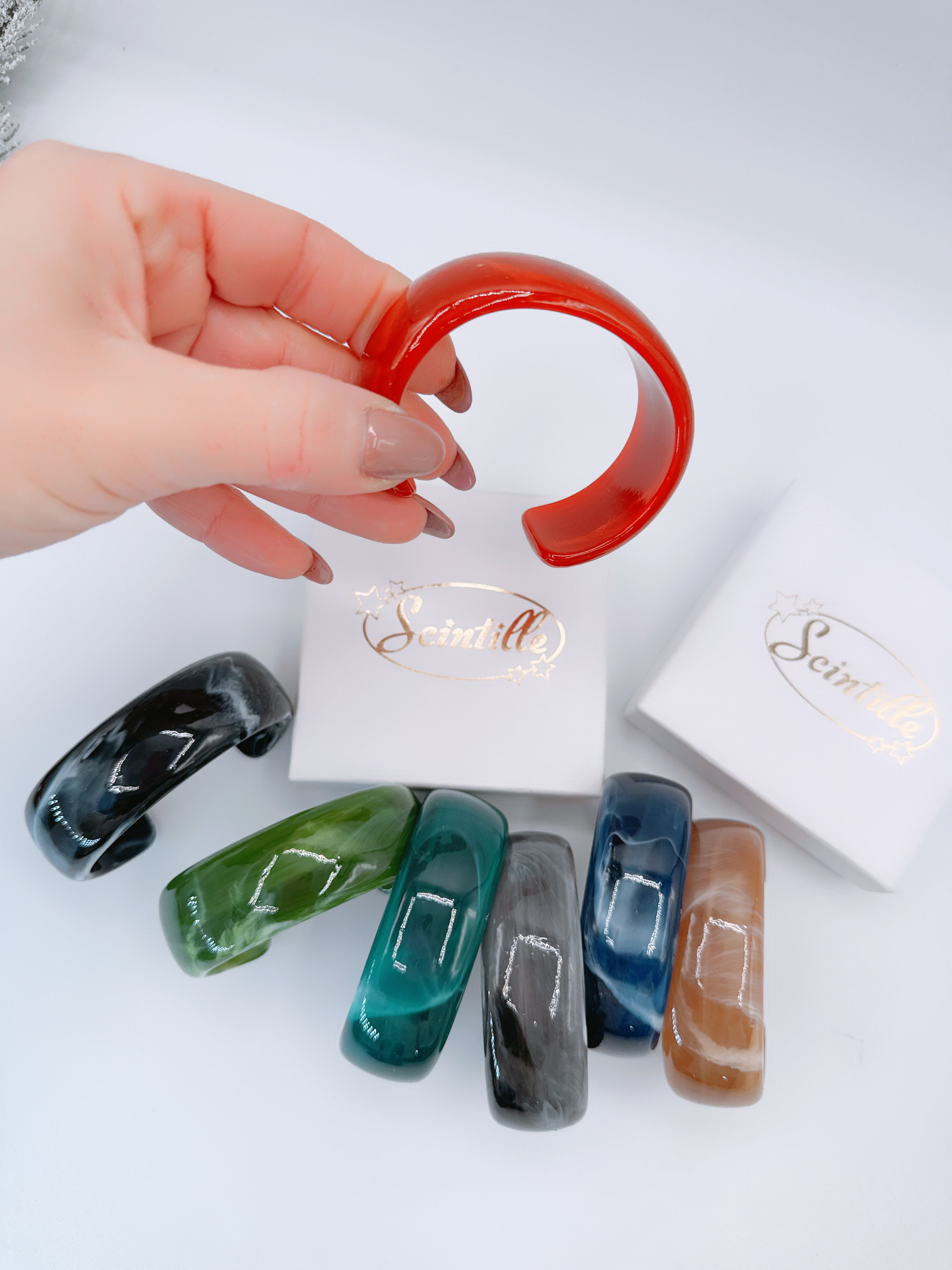 Bracciale Rigido Perlato