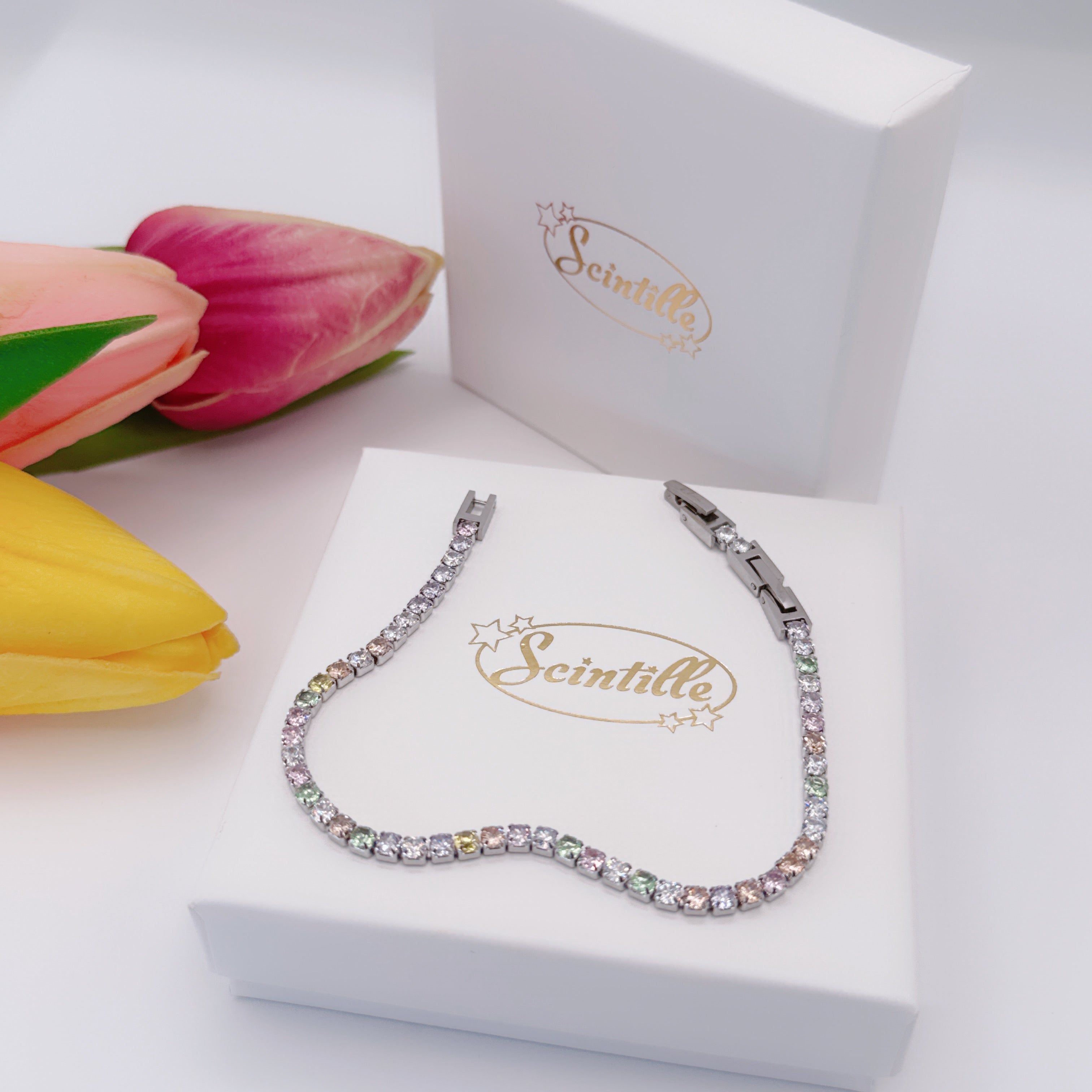 Bracciale Tennis Pastello