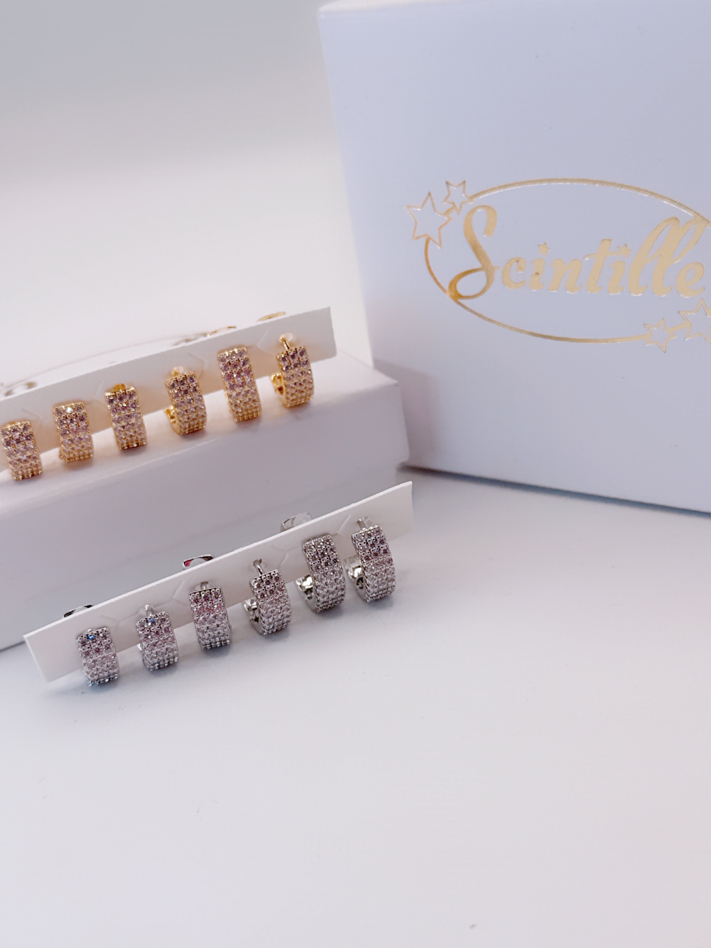 Set Orecchini Cerchio Lusso