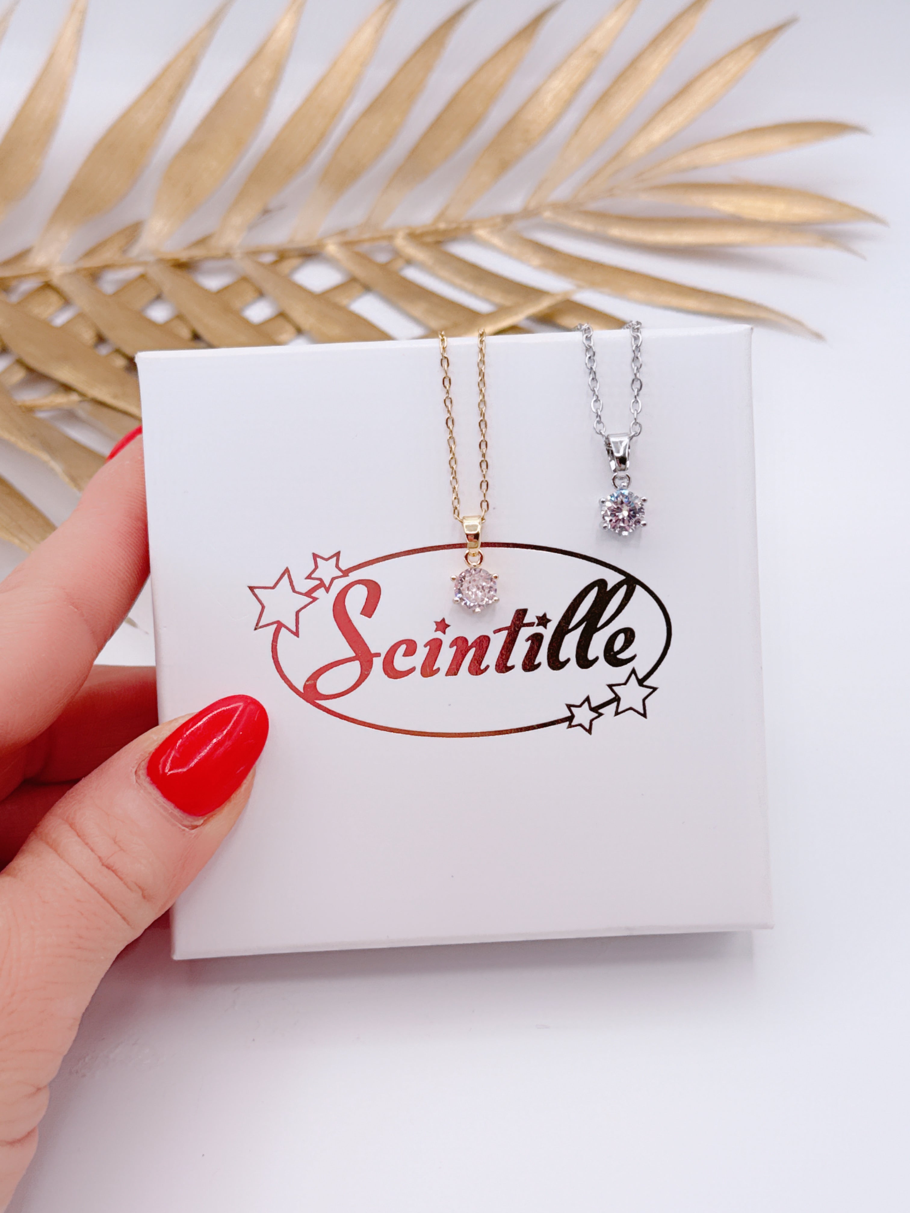 Collana Zircone Solitario