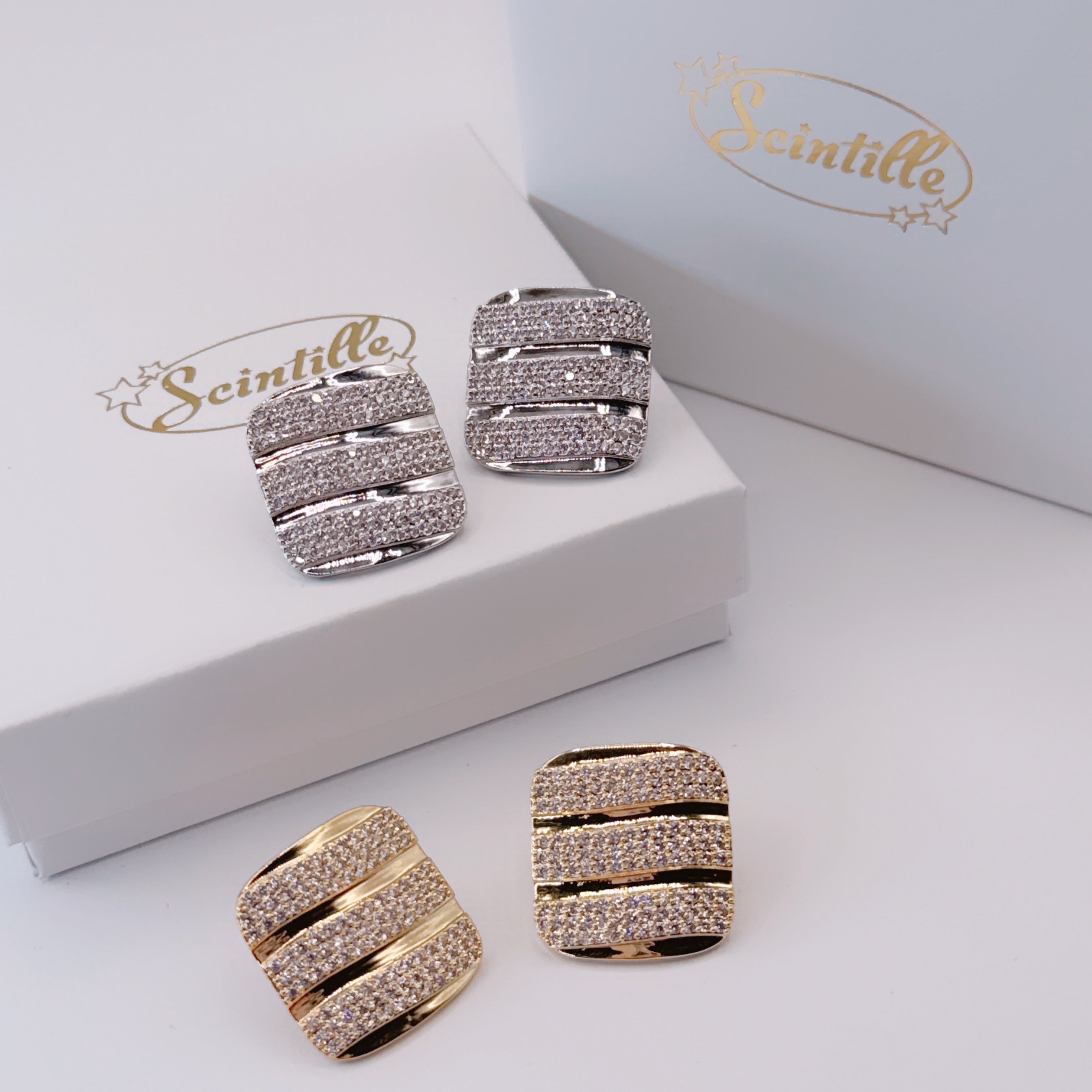 Orecchini Quadrato Luxury