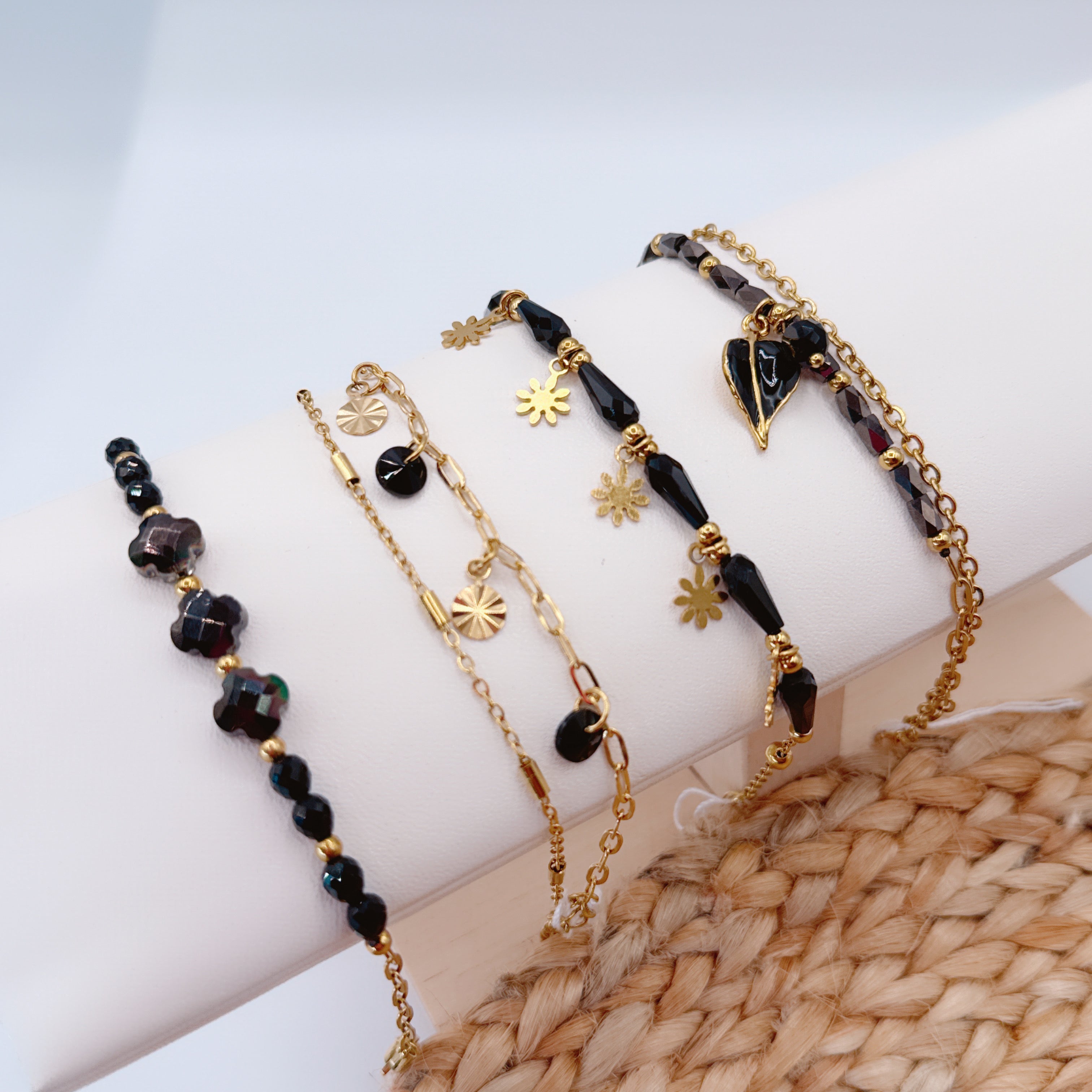 Bracciali Jewels Black Steel