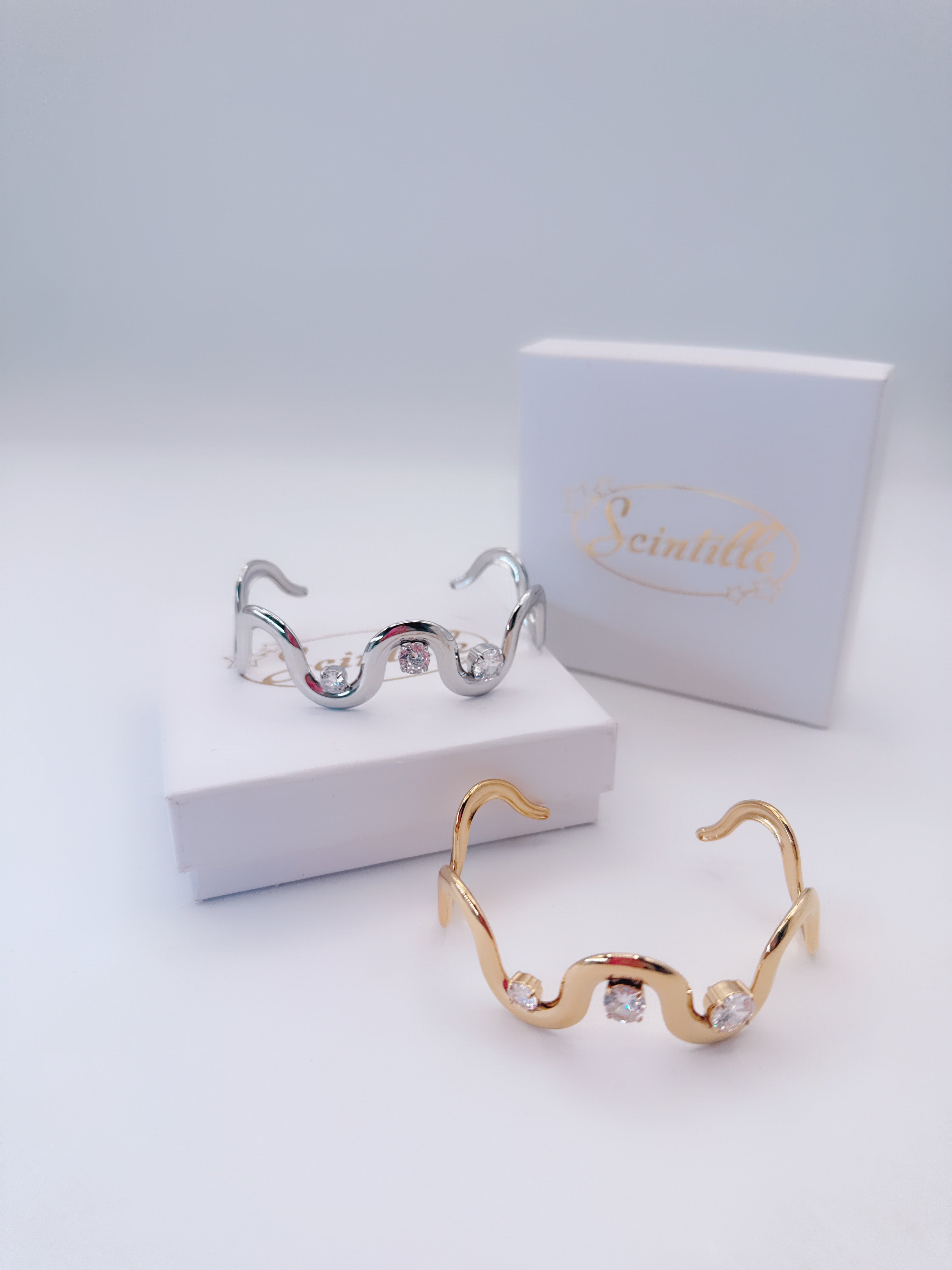 Bracciale Rigido Onda