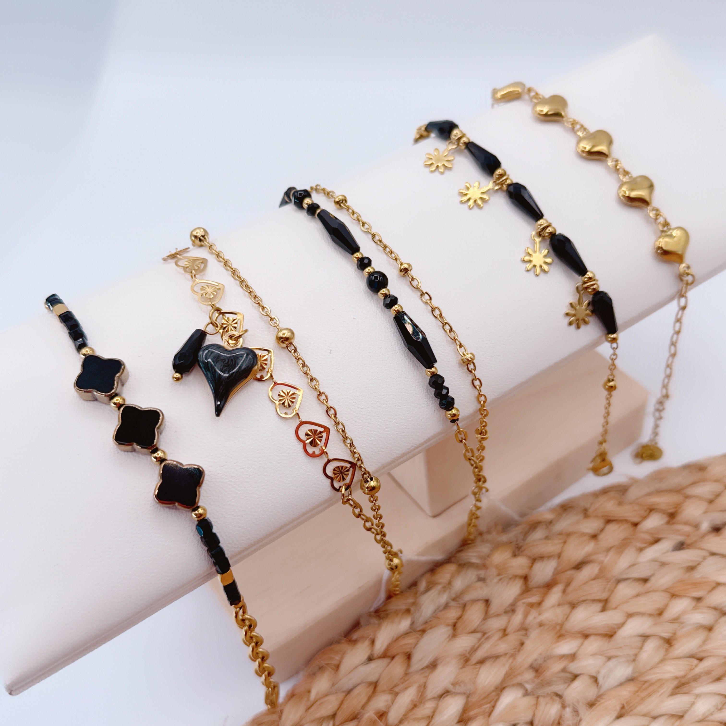 Bracciali Jewels Black Steel