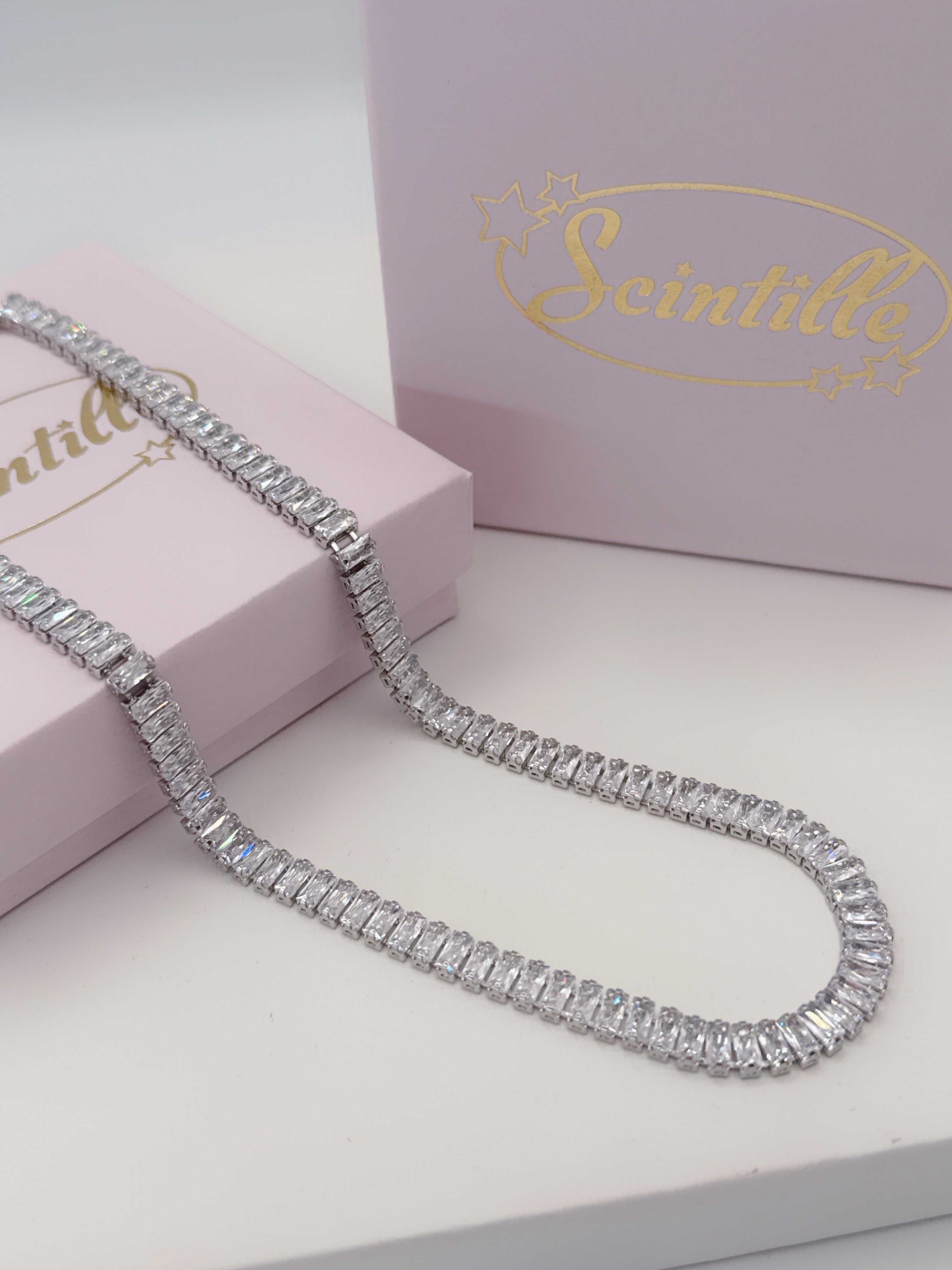 Collana Collier Baguette