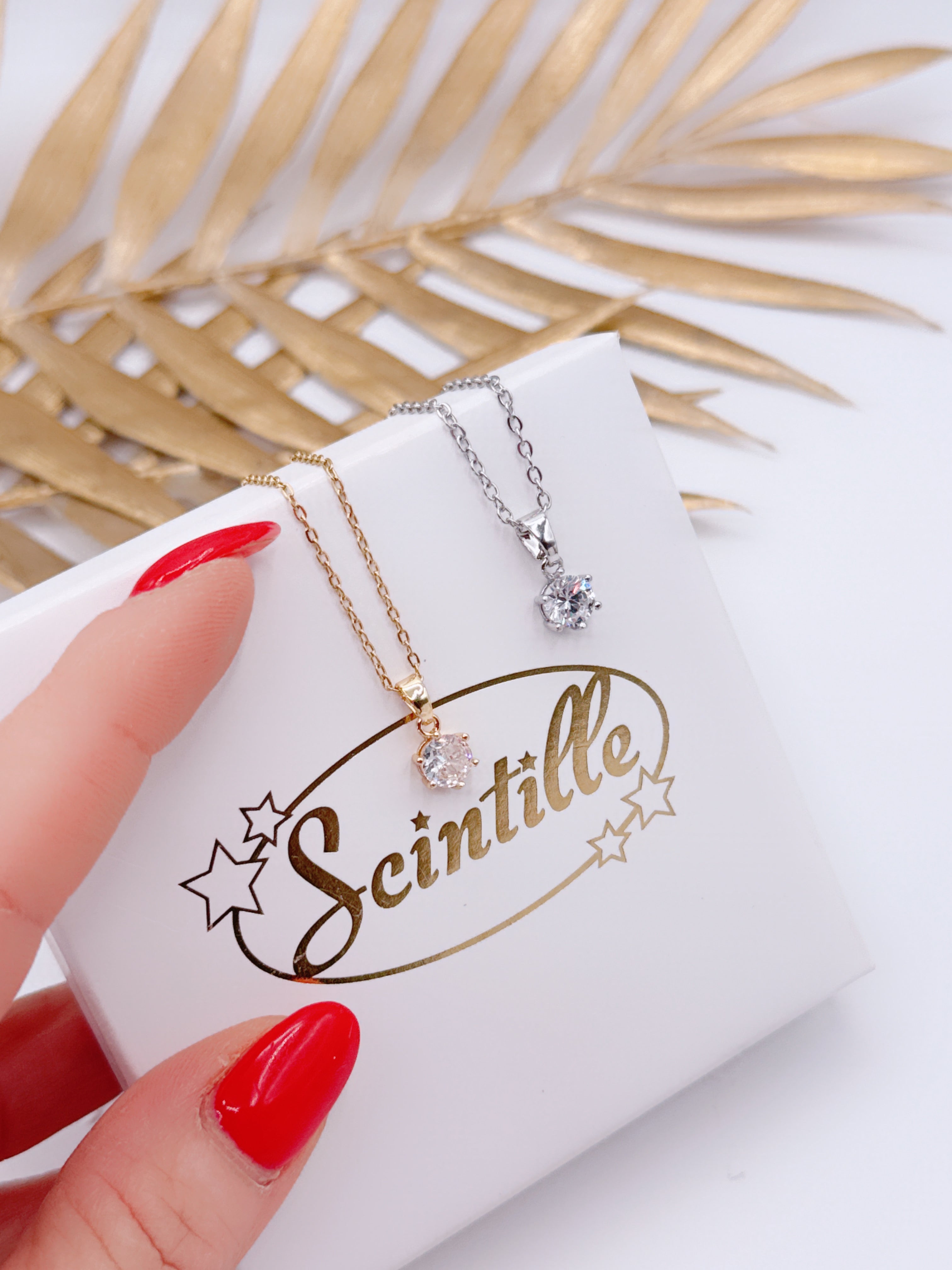 Collana Zircone Solitario