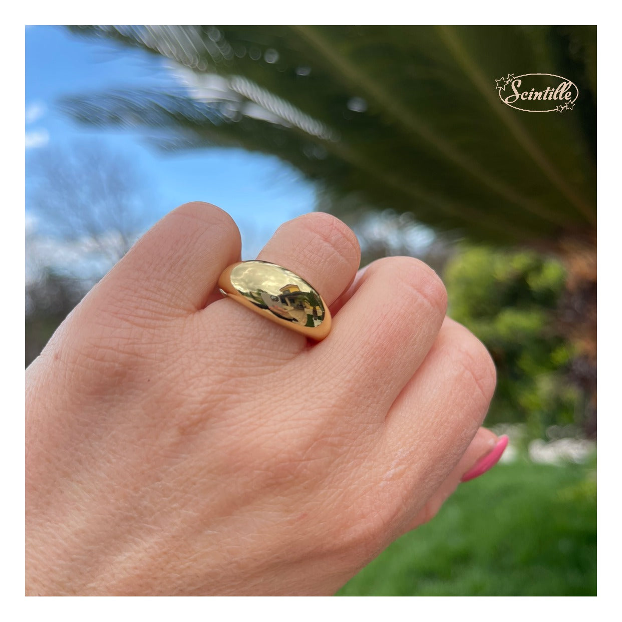 Anello Fascia  Bombato - SCINTILLE ACCESSORI MODA